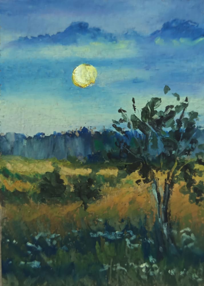 Before Morning, Forever No. 14, Nature ACEO by Loren Mroi