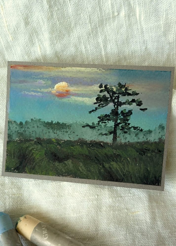 Before Morning, Forever No. 9, Nature ACEO by Loren Mroi