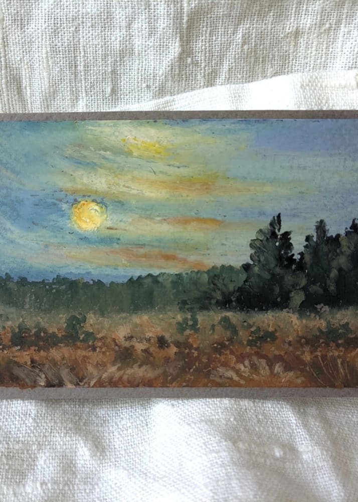 Before Morning, Forever No. 14, Nature ACEO by Loren Mroi