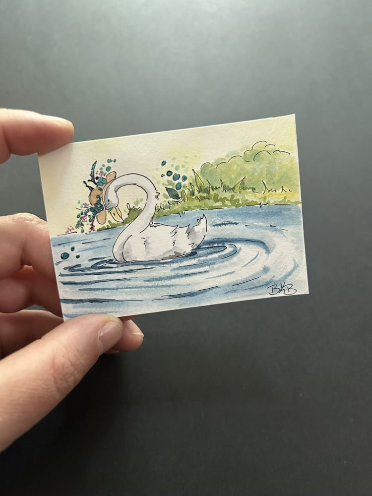 Original ACEO #8, Animals ACEO by Brianna Kerr-Baker