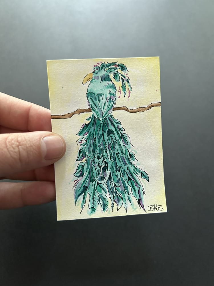 original ACEO# 9, Whimsical ACEO by Brianna Kerr-Baker