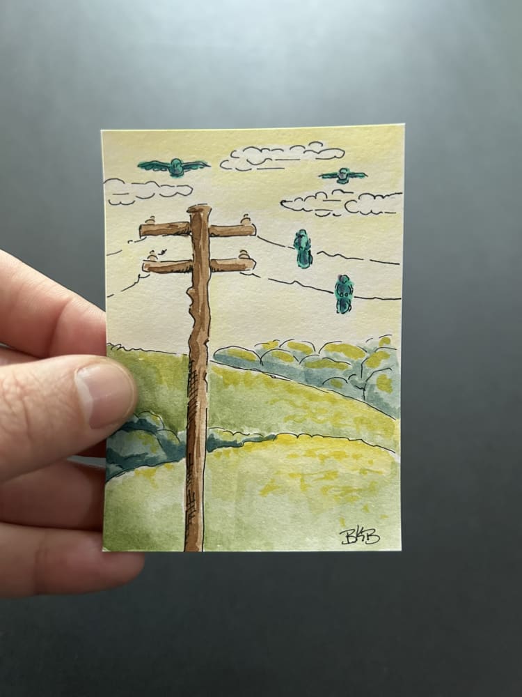 original ACEO #10, Nature ACEO by Brianna Kerr-Baker