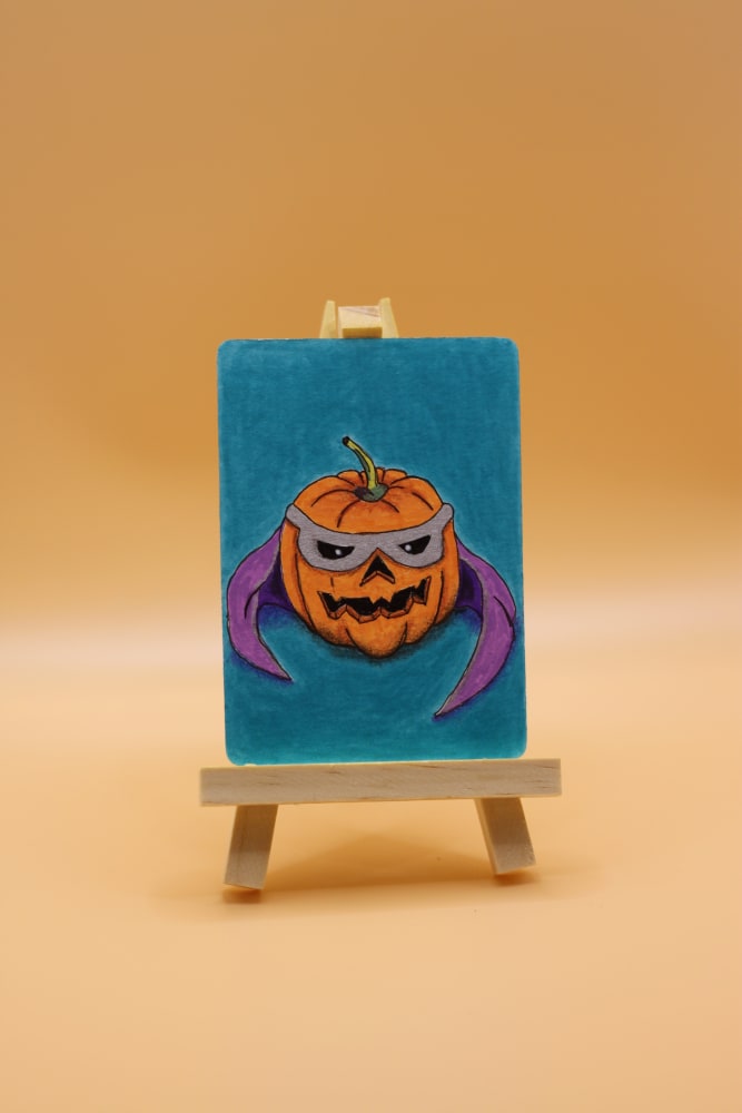 Super scary, Whimsical ACEO by Denise Scott