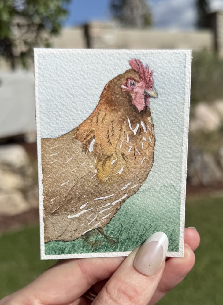 Ms. Wellsummer, Animals ACEO by Brandi Kambalov