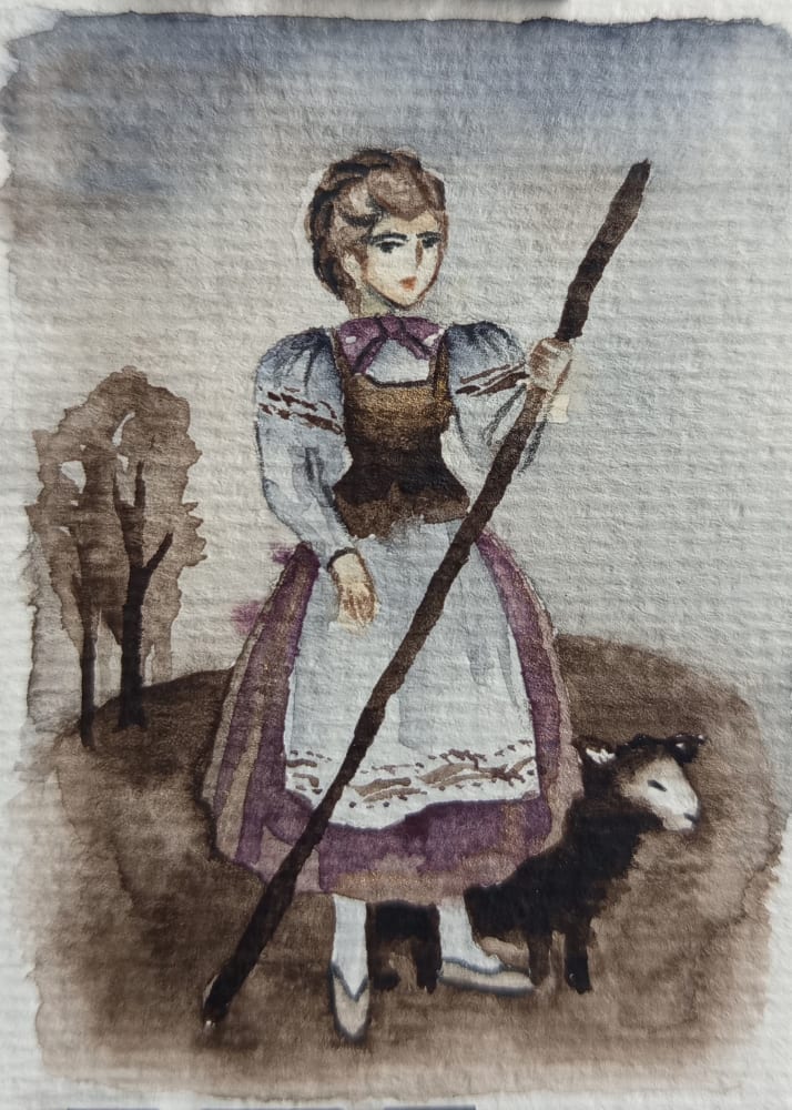 Hollow Tales - I, Whimsical ACEO by Bosco