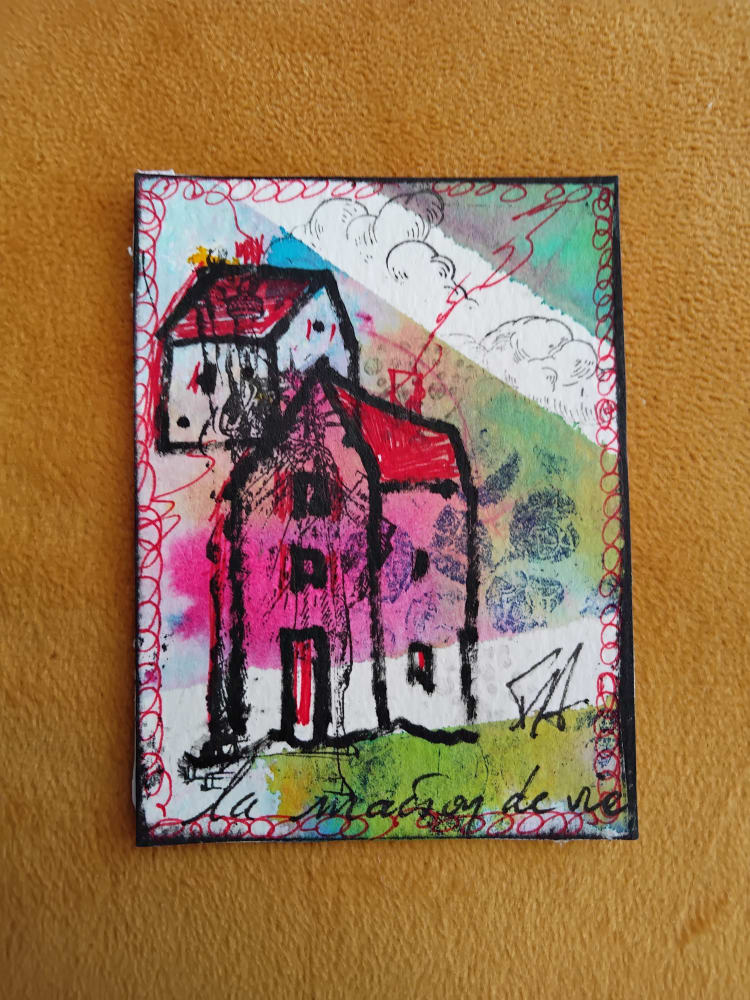 Village imaginaire, Nature ACEO by floanne