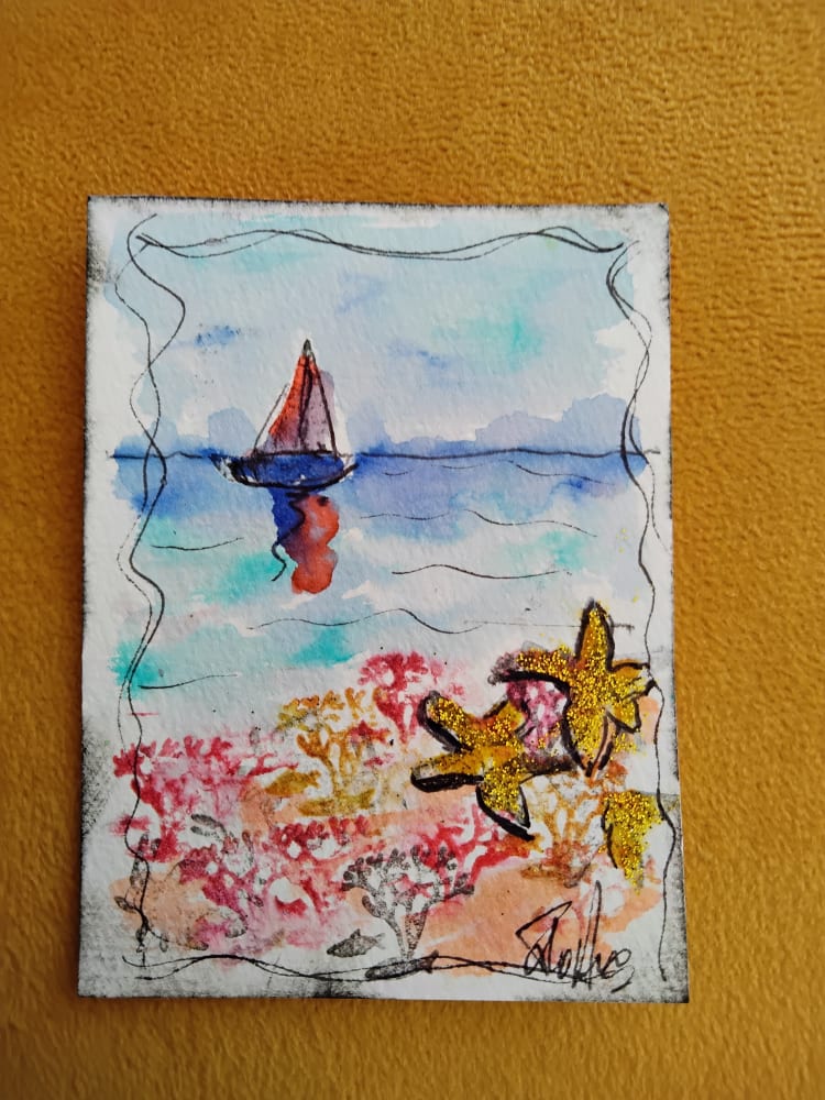 Naviguer pour le plaisir, Nature ACEO by floanne