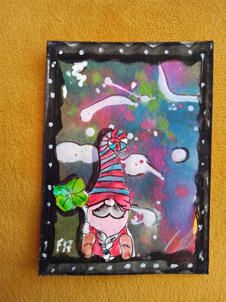 Gnome, Fantasy ACEO by floanne