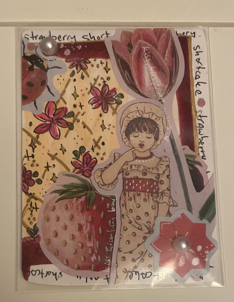 Strawb Short, Whimsical ACEO by Cal Siplon