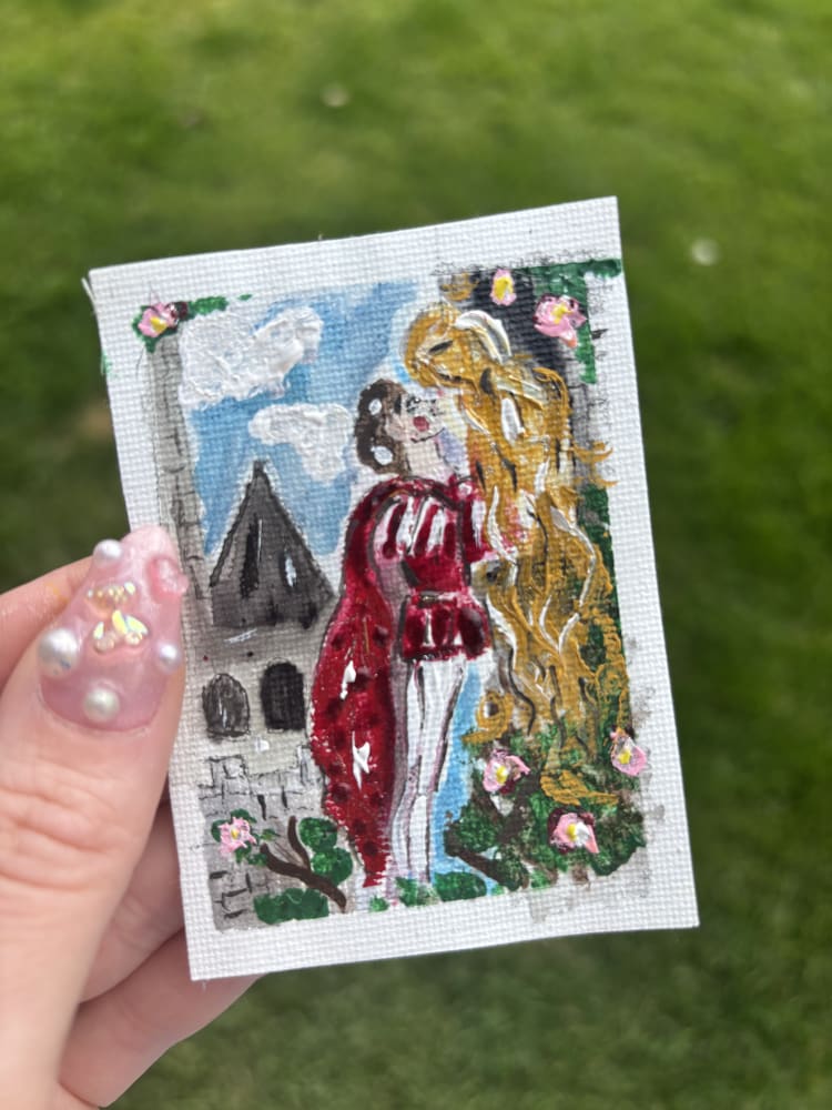 Rapunzel, Fantasy ACEO by Sarah Tasha Weber