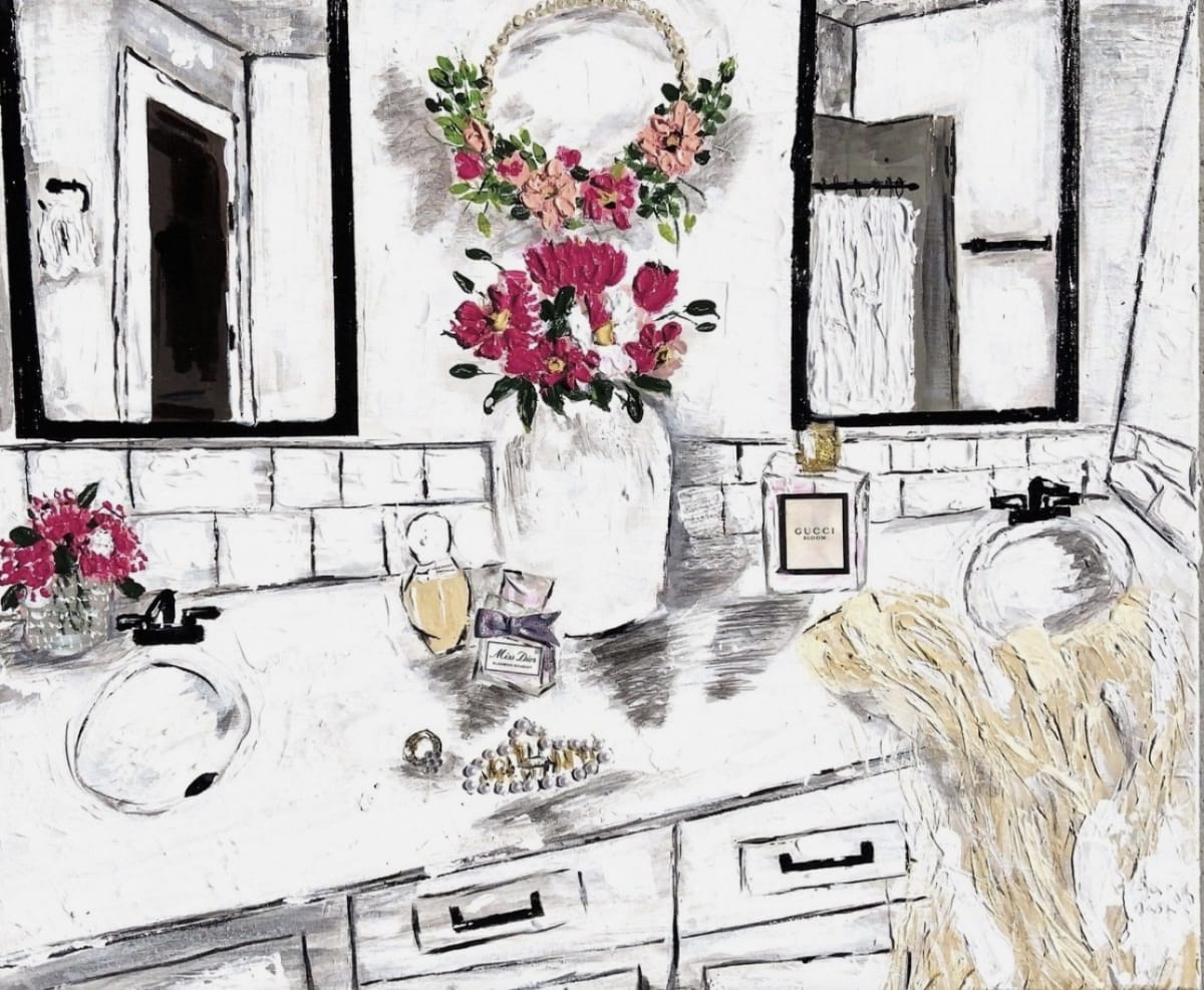 Clean Girl Esthetic PRINT, Still Life ACEO by Sarah Tasha Weber