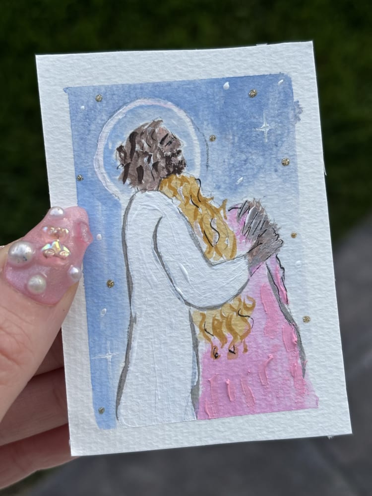 Peace | Resting in Him, Still Life ACEO by Sarah Tasha Weber
