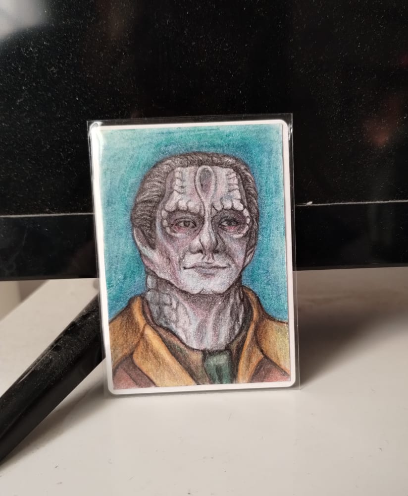 The Exile, Portrait ACEO by MaxZamora
