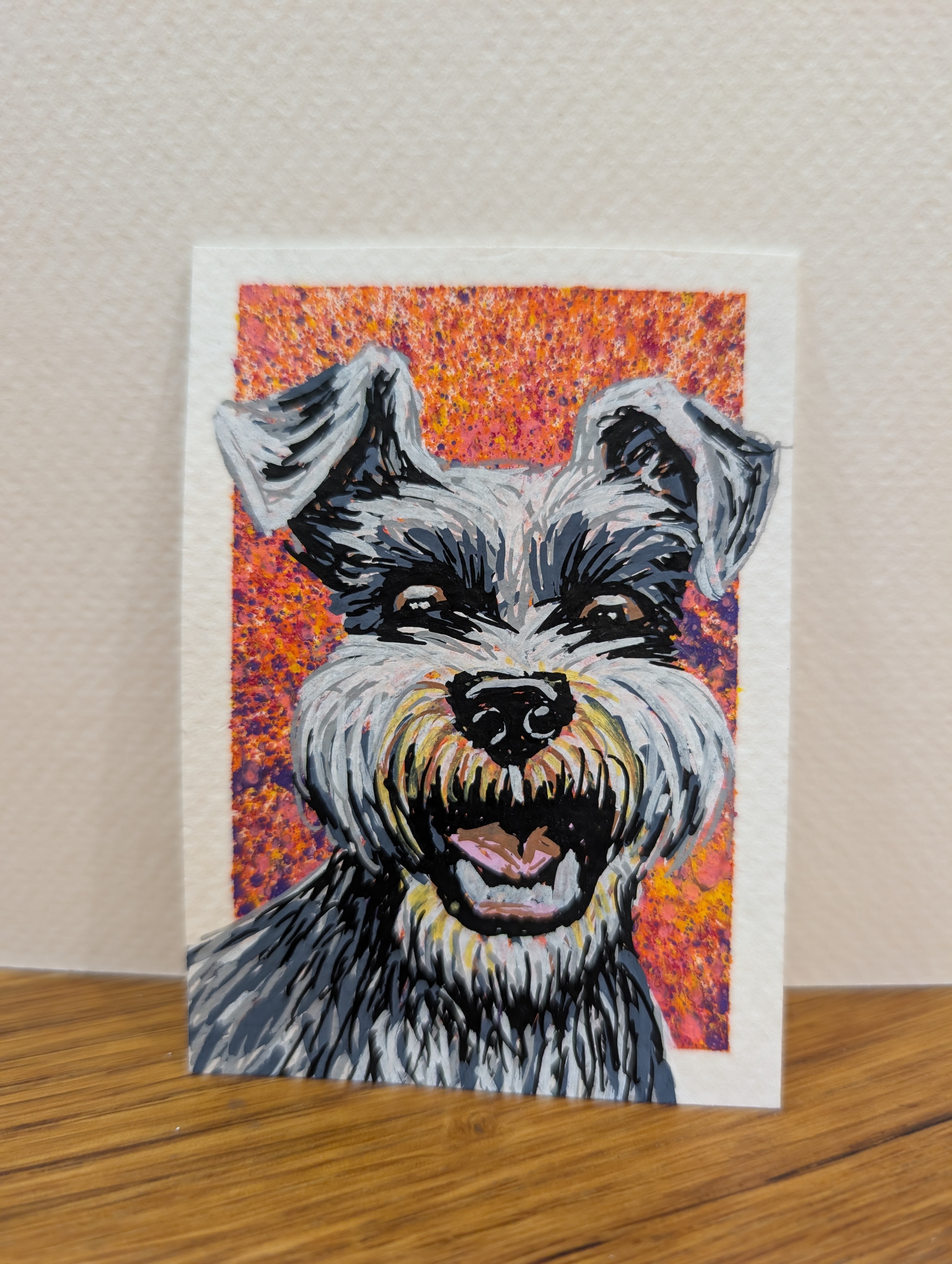Did Someone Say Treat, Animals ACEO by Rachel Forster