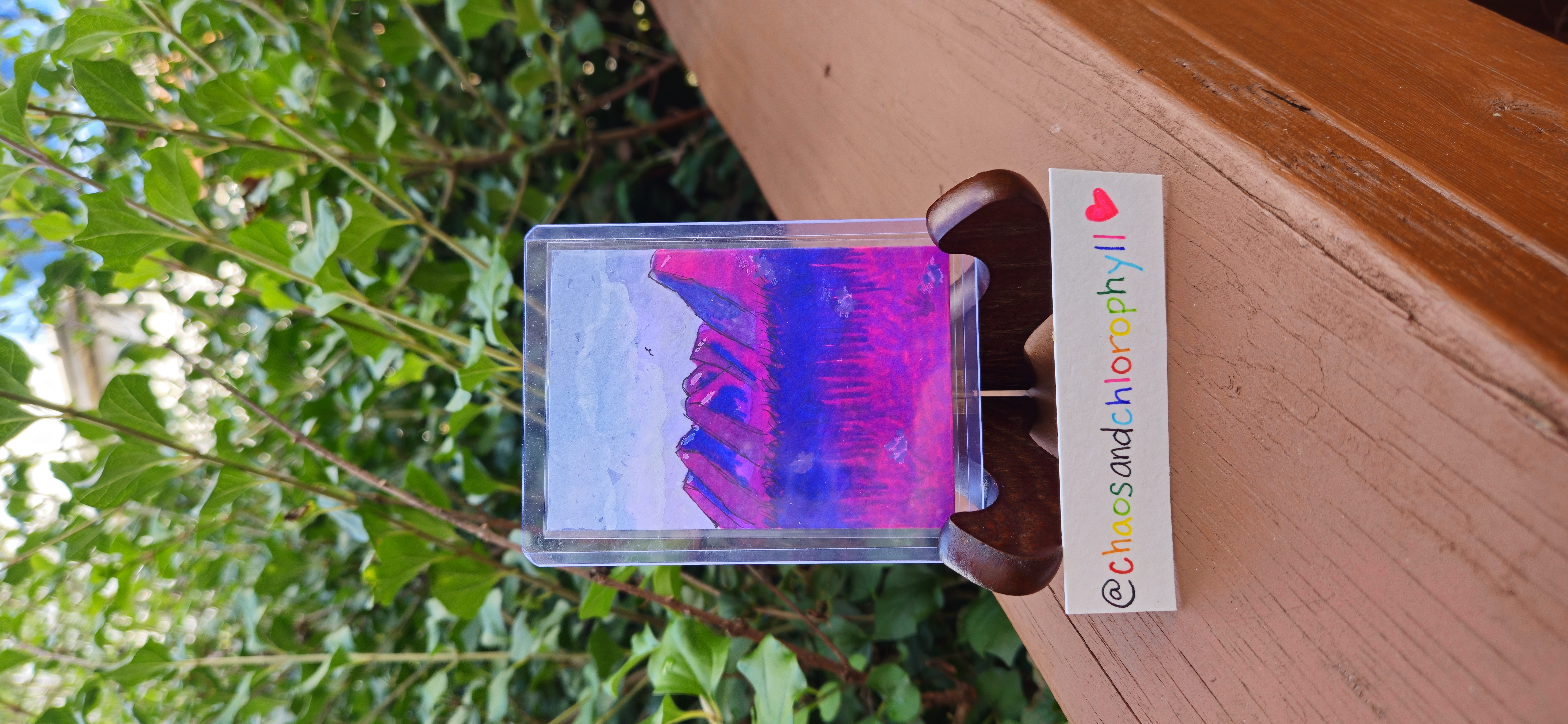 Bi the Peaks, Nature ACEO by Abigail Stevens