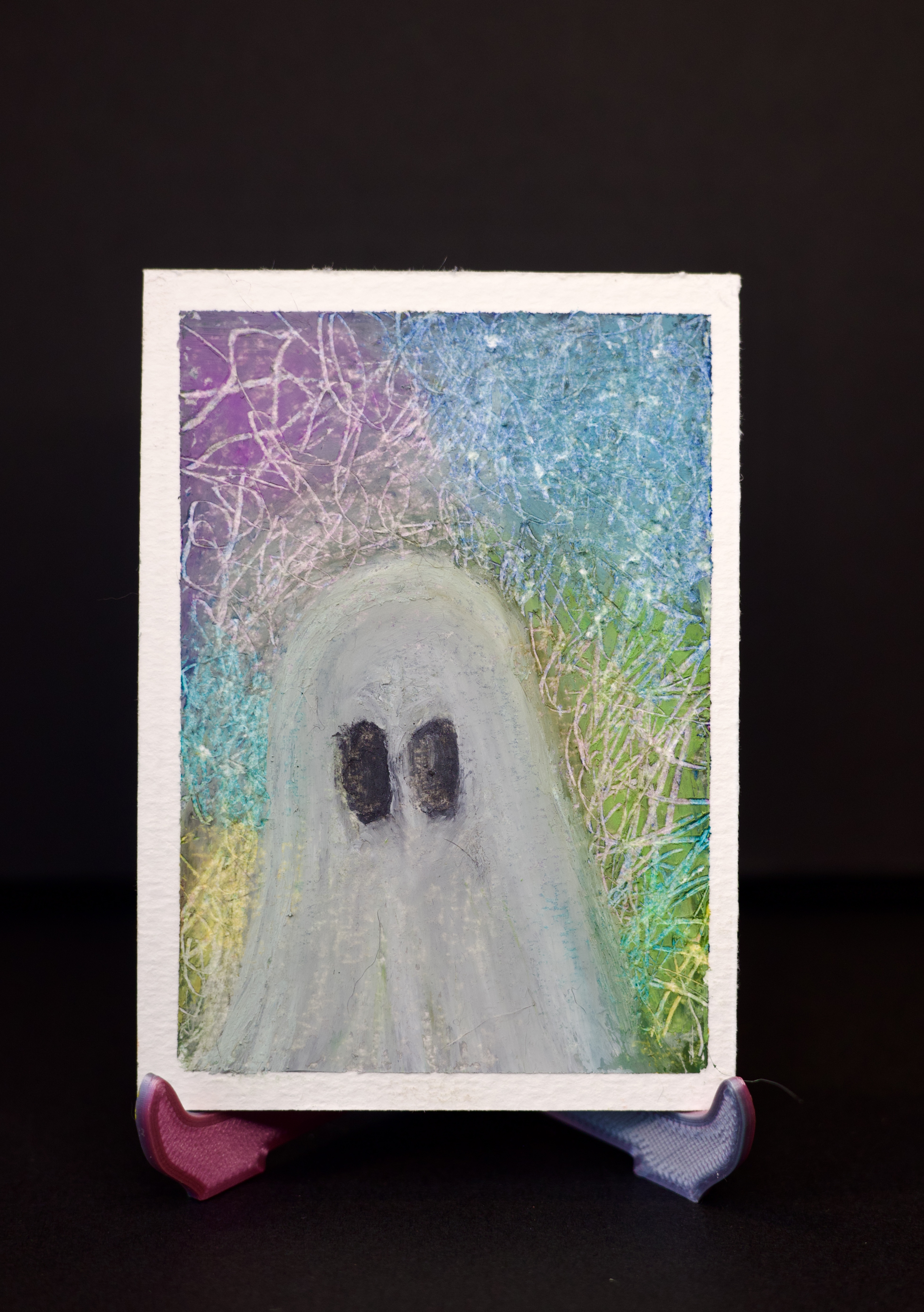 Boo, Whimsical ACEO by Christian Solis
