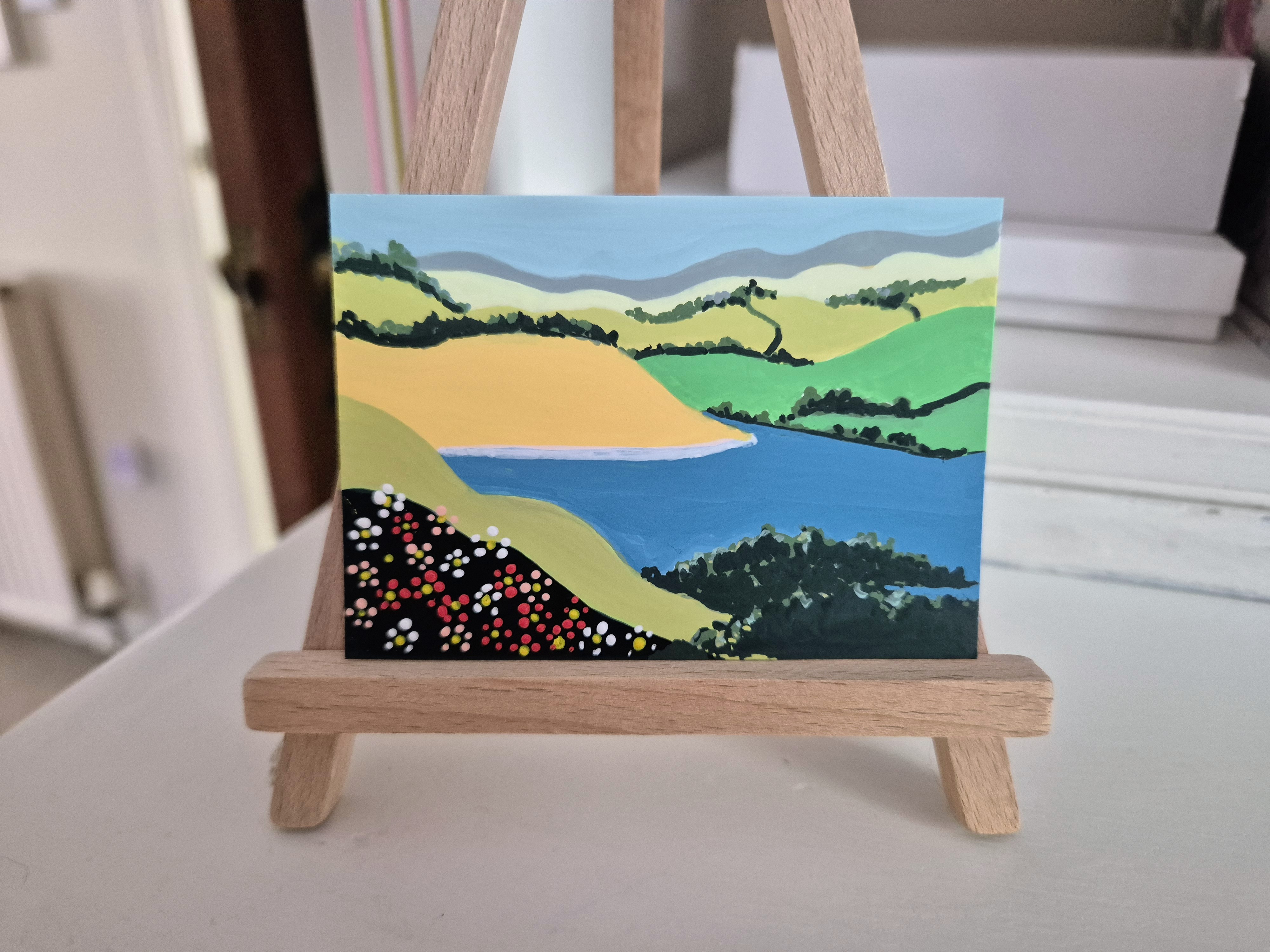 The Lake, Nature ACEO by Sarah Batchelor