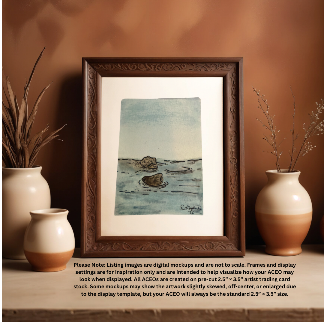 Rocky Shore detail image 2 by Ewa Kroplewski