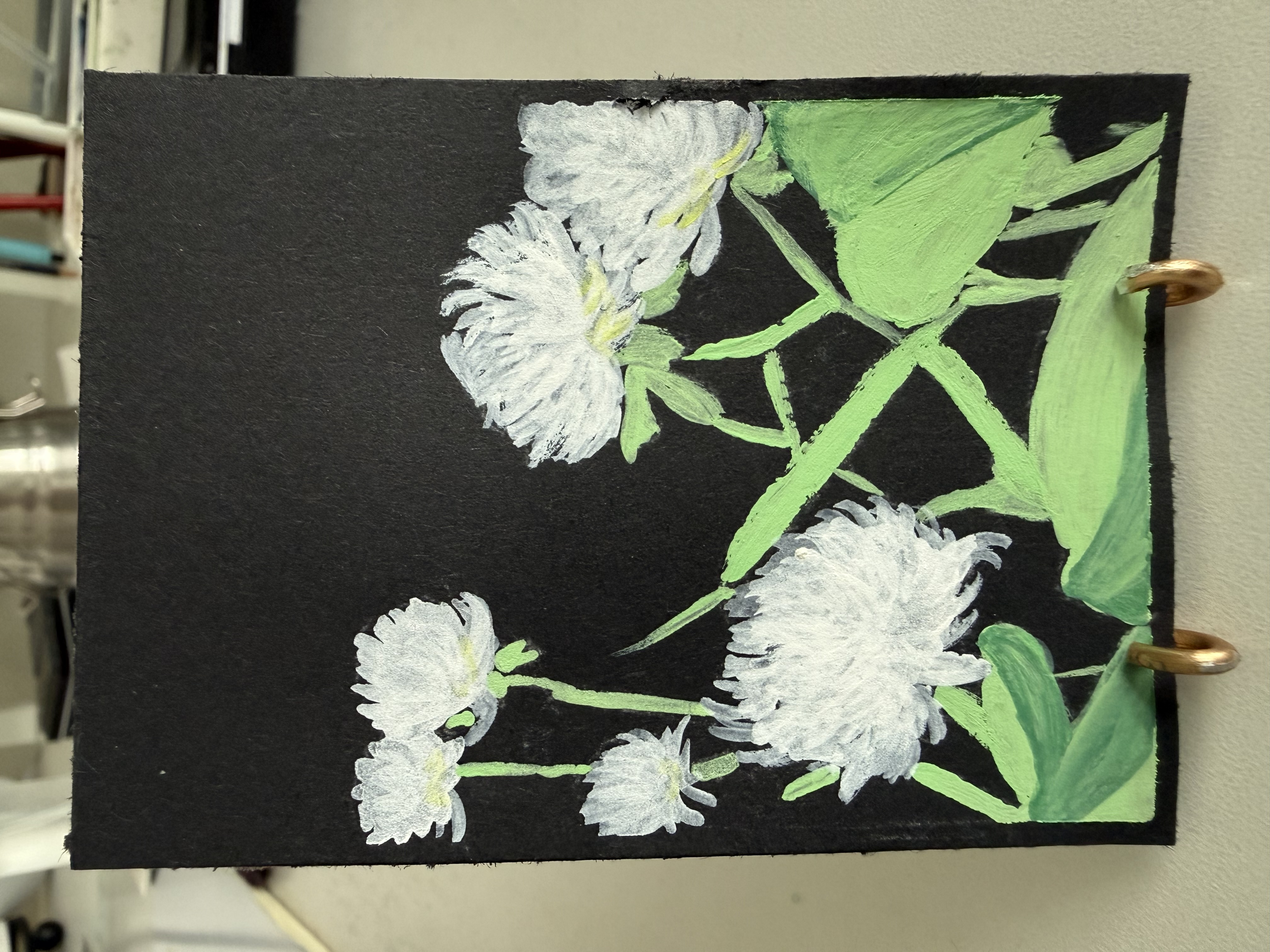 White Clover, Botanical ACEO by Brandi Kambalov