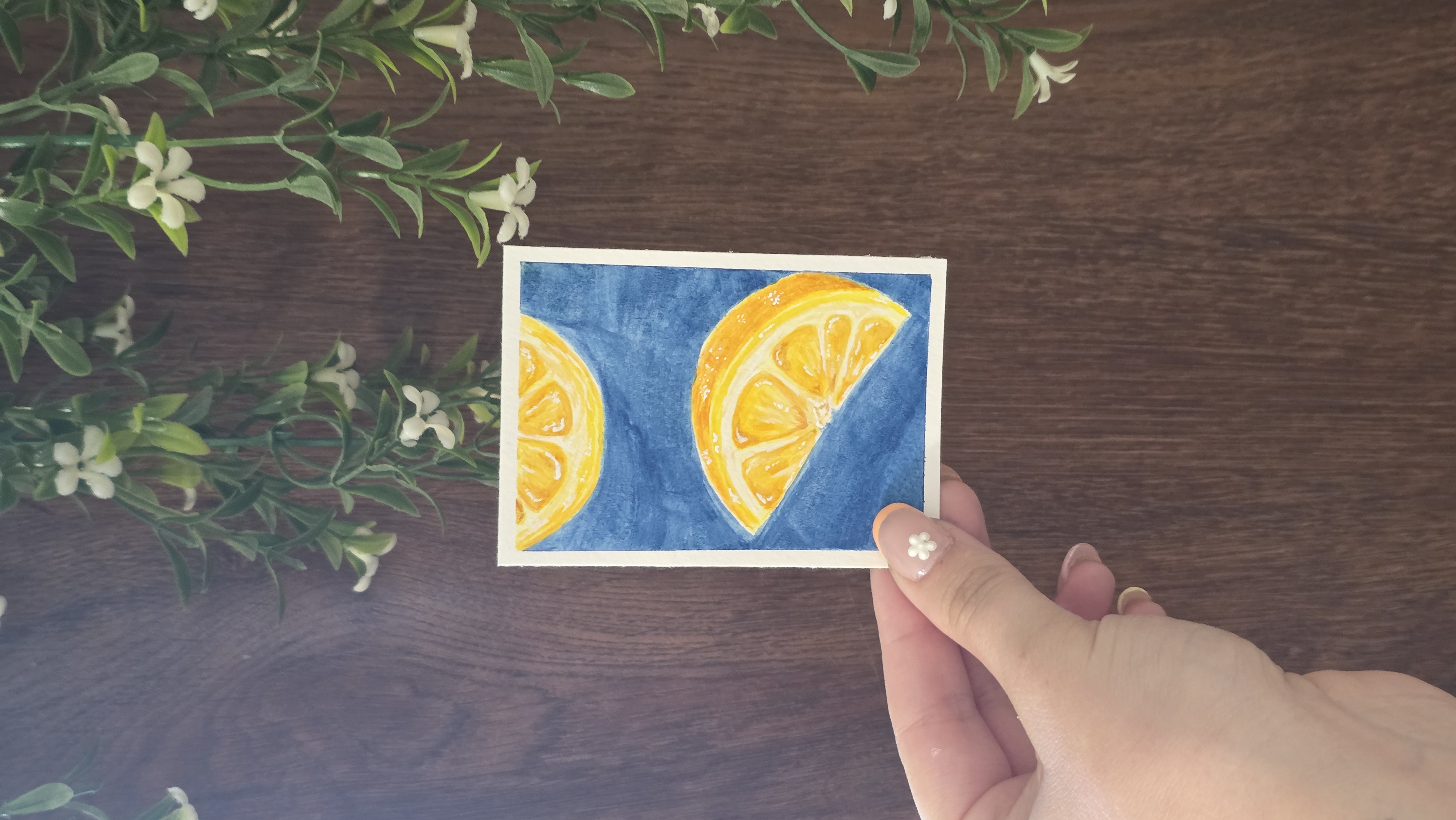 "Lemon, or Orange?", Food ACEO by Keri Fedorchuk