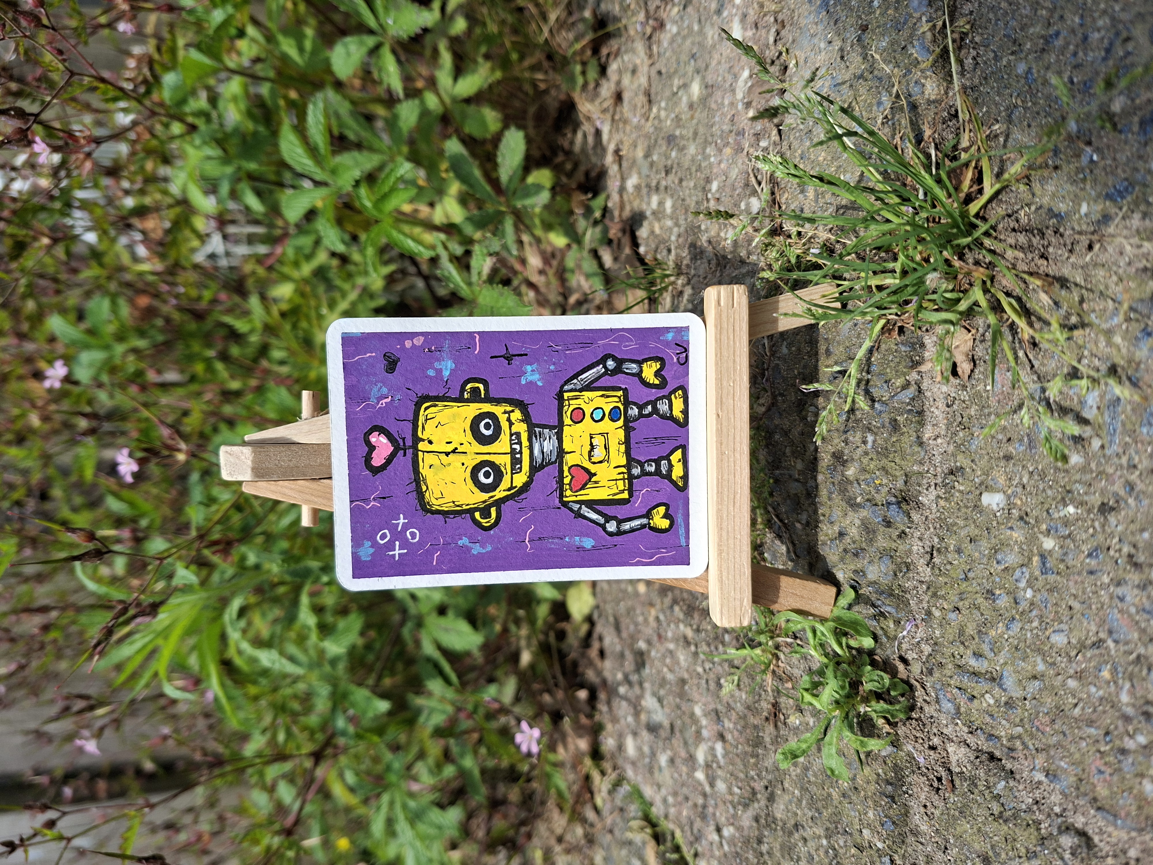 tes test, Pop Art ACEO by Chan_nl_art