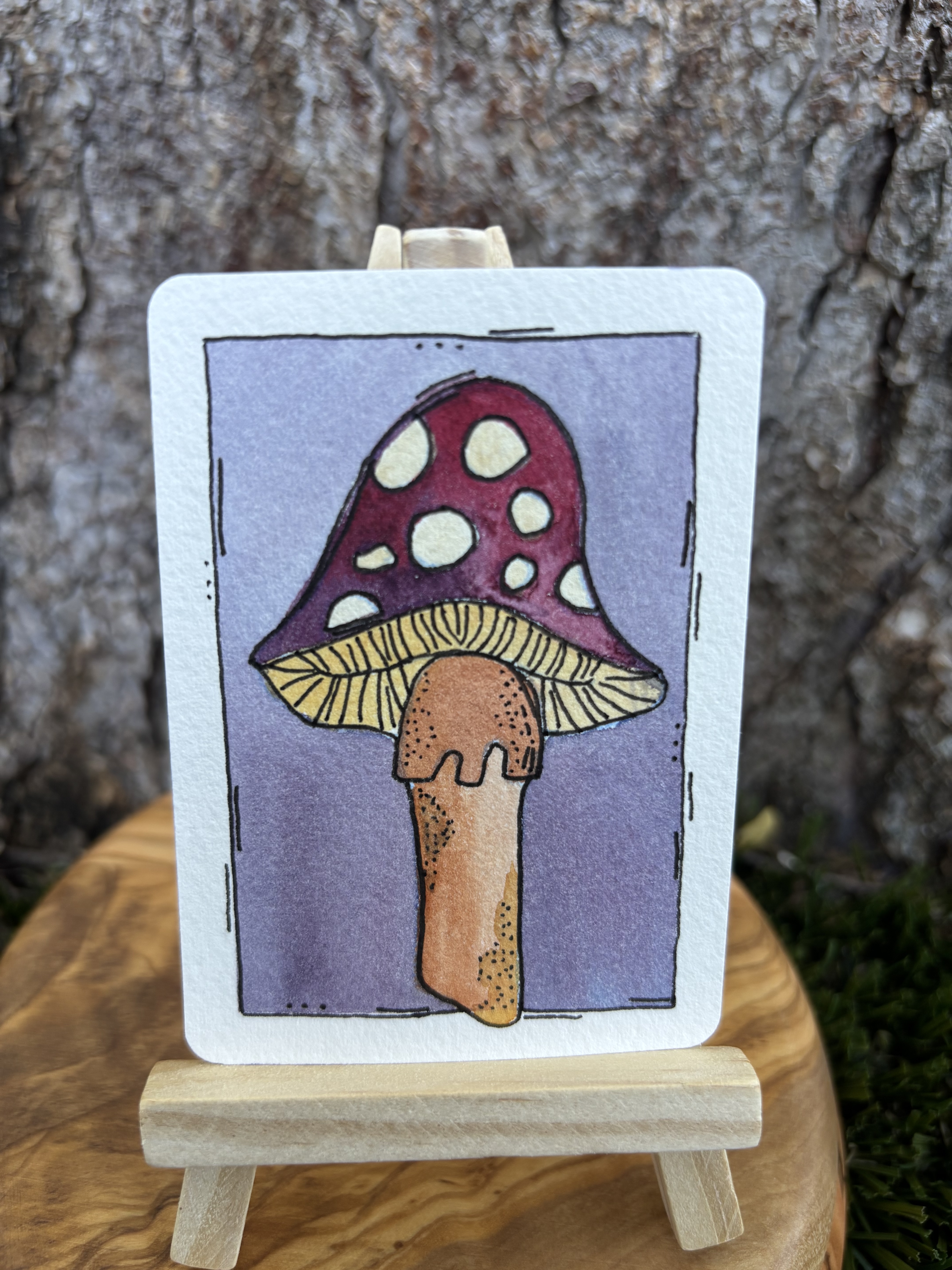 Emily the Mushroom detail image 2 by Stacy Rogers