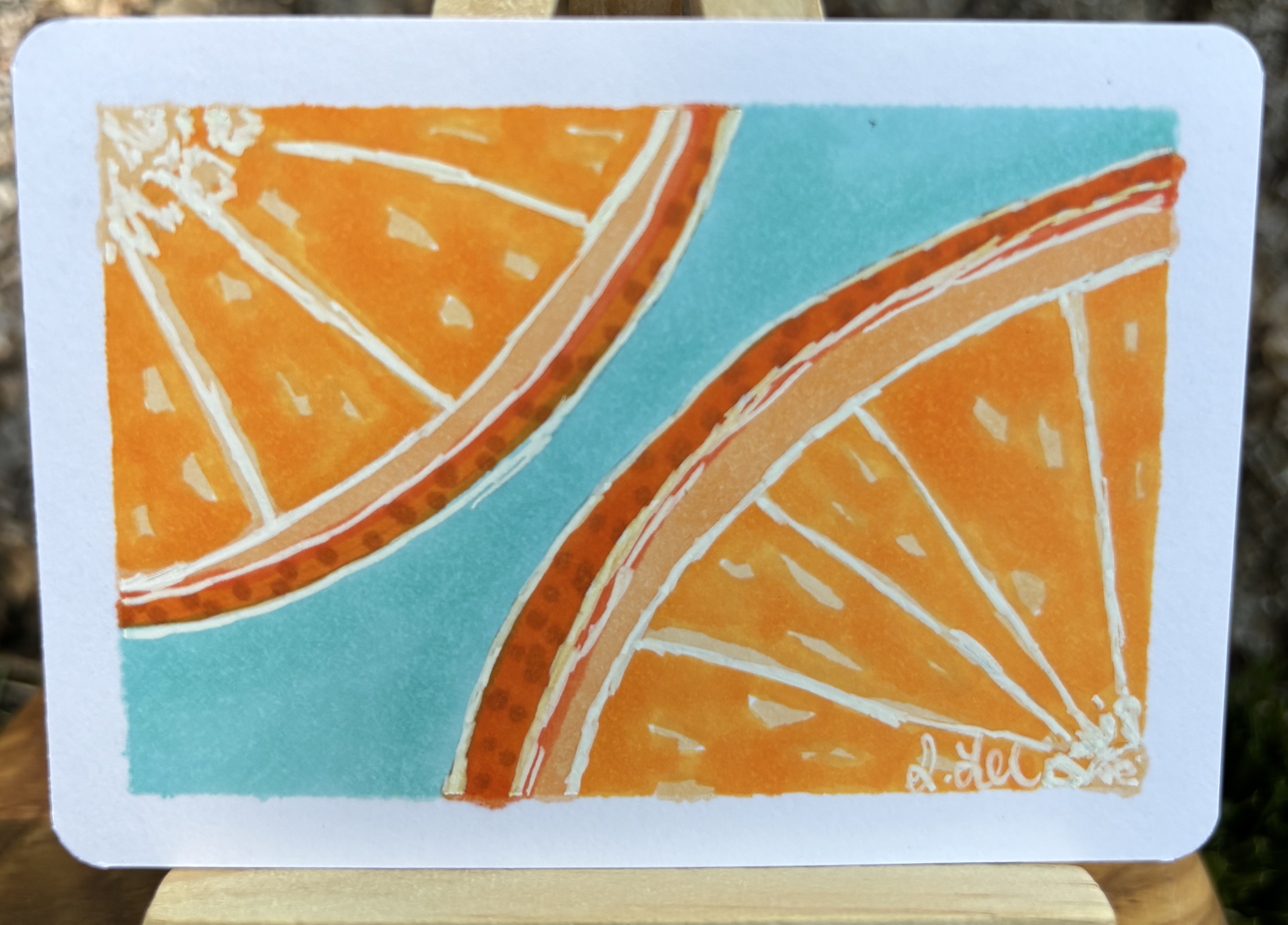 Citrus Sunrise detail image 2 by Stacy Rogers