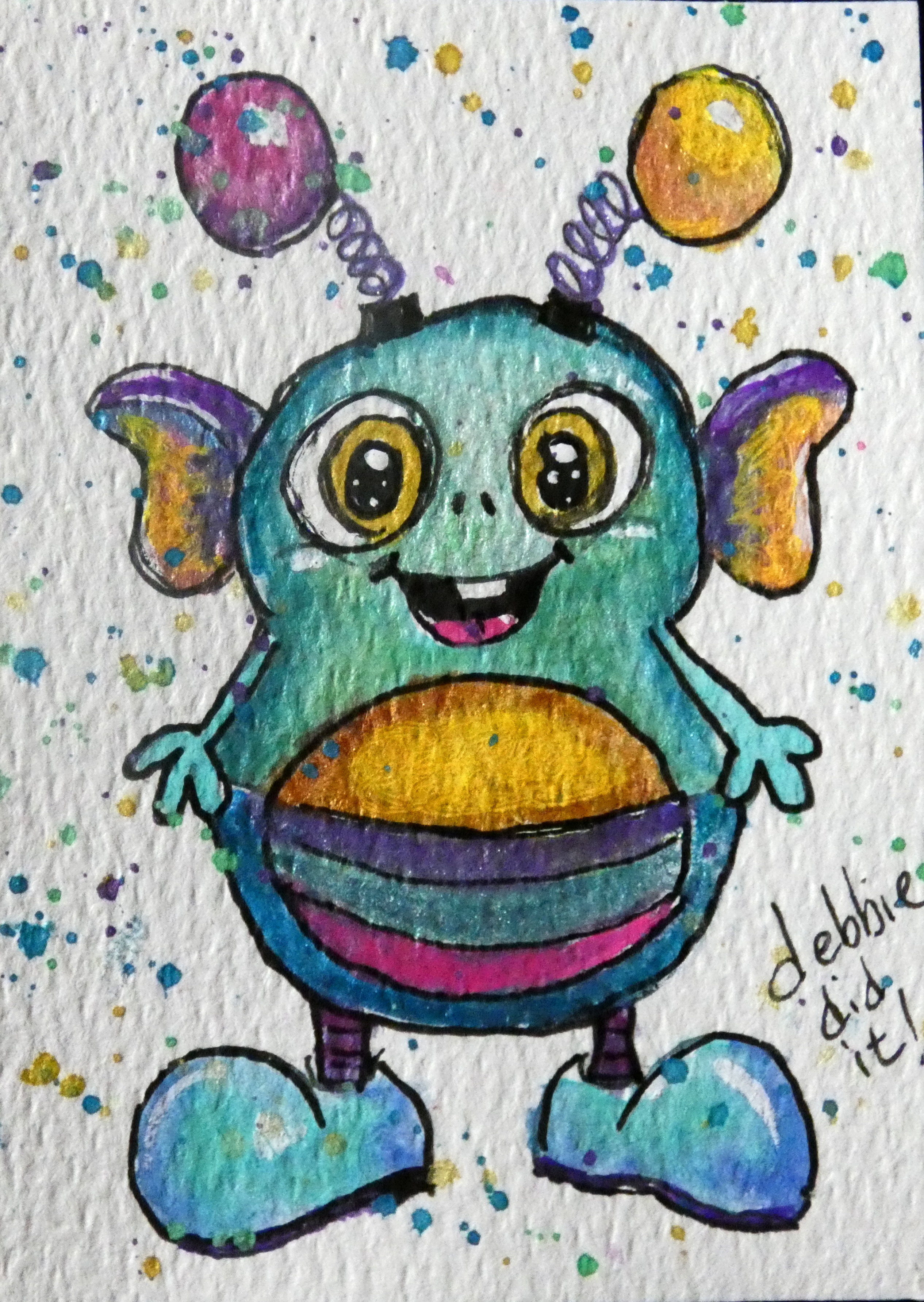 One-Tooth Tommy detail image 2 by Debbie Johnson