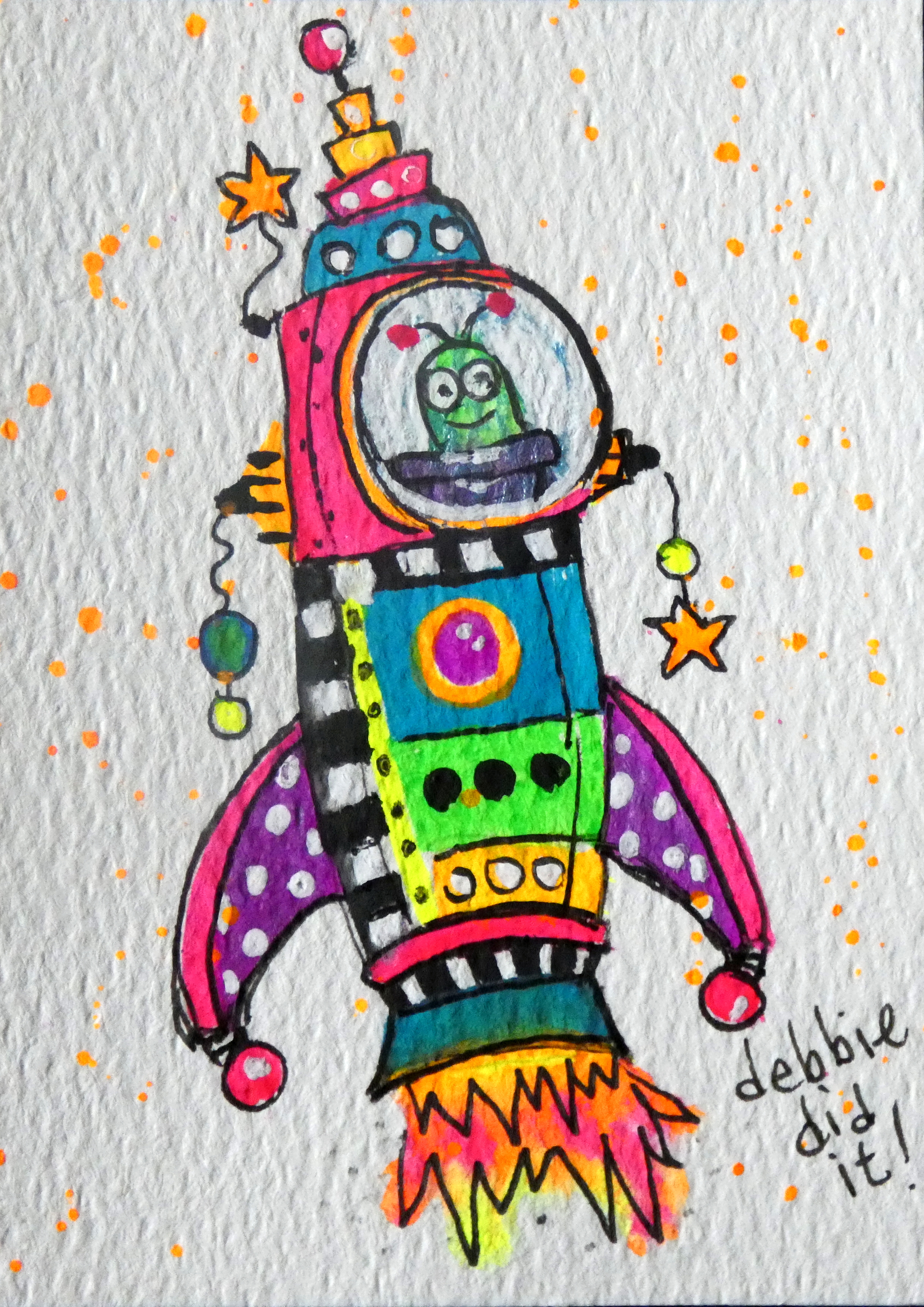 I'll Be Back! detail image 2 by Debbie Johnson