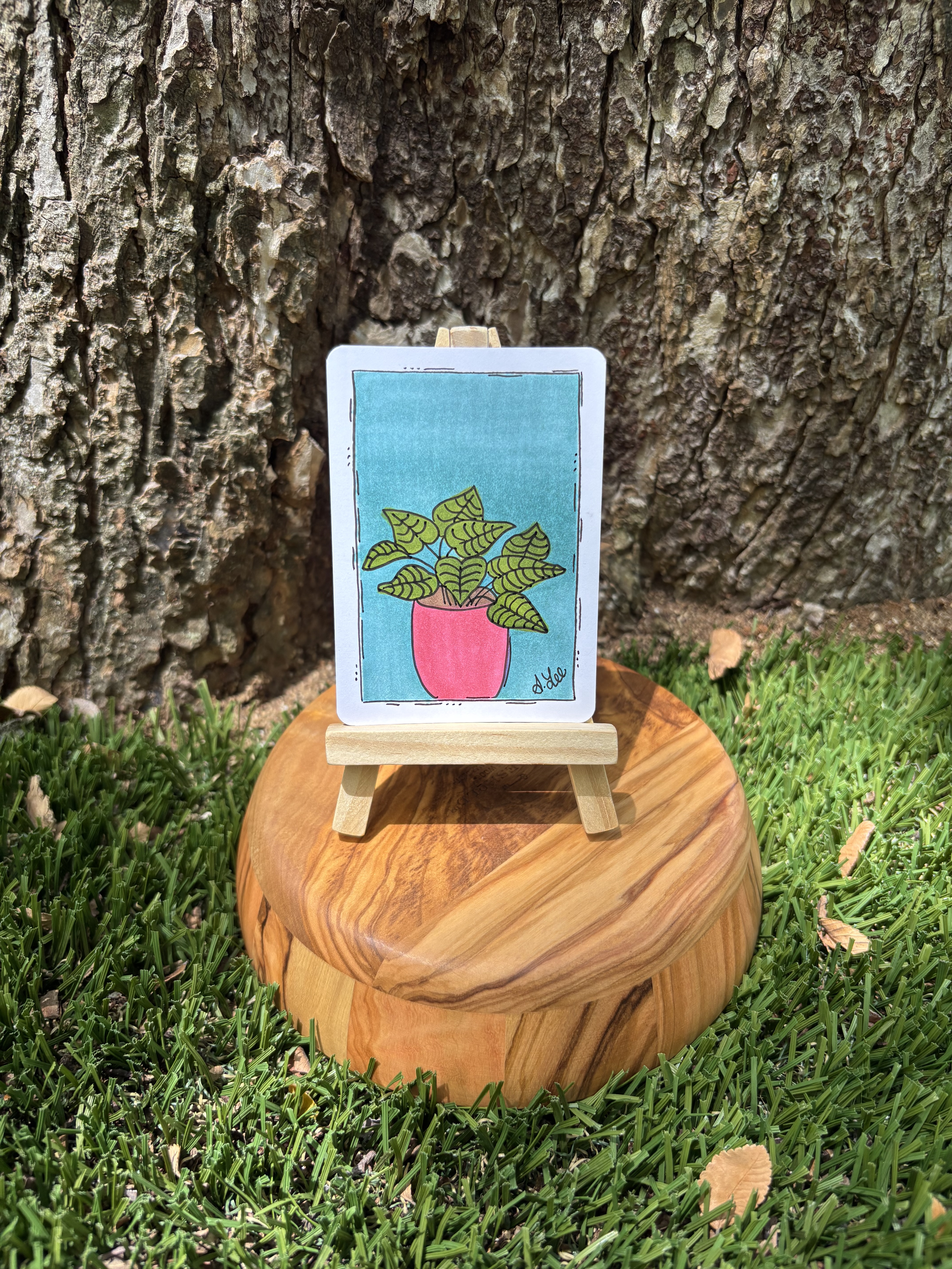 Pat, Botanical ACEO by Stacy Lee