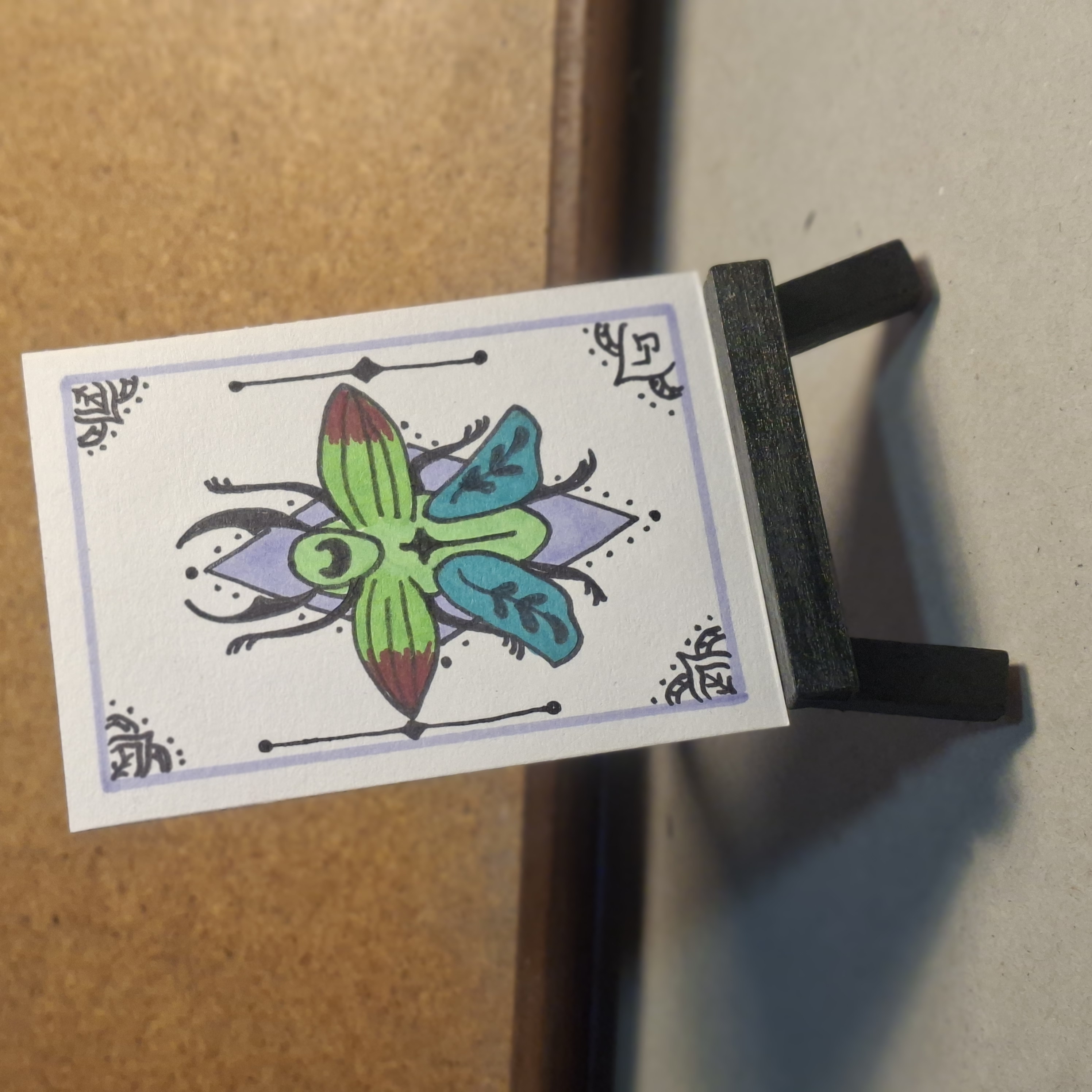 Bloom and Buzz, Fantasy ACEO by Laura J Artist