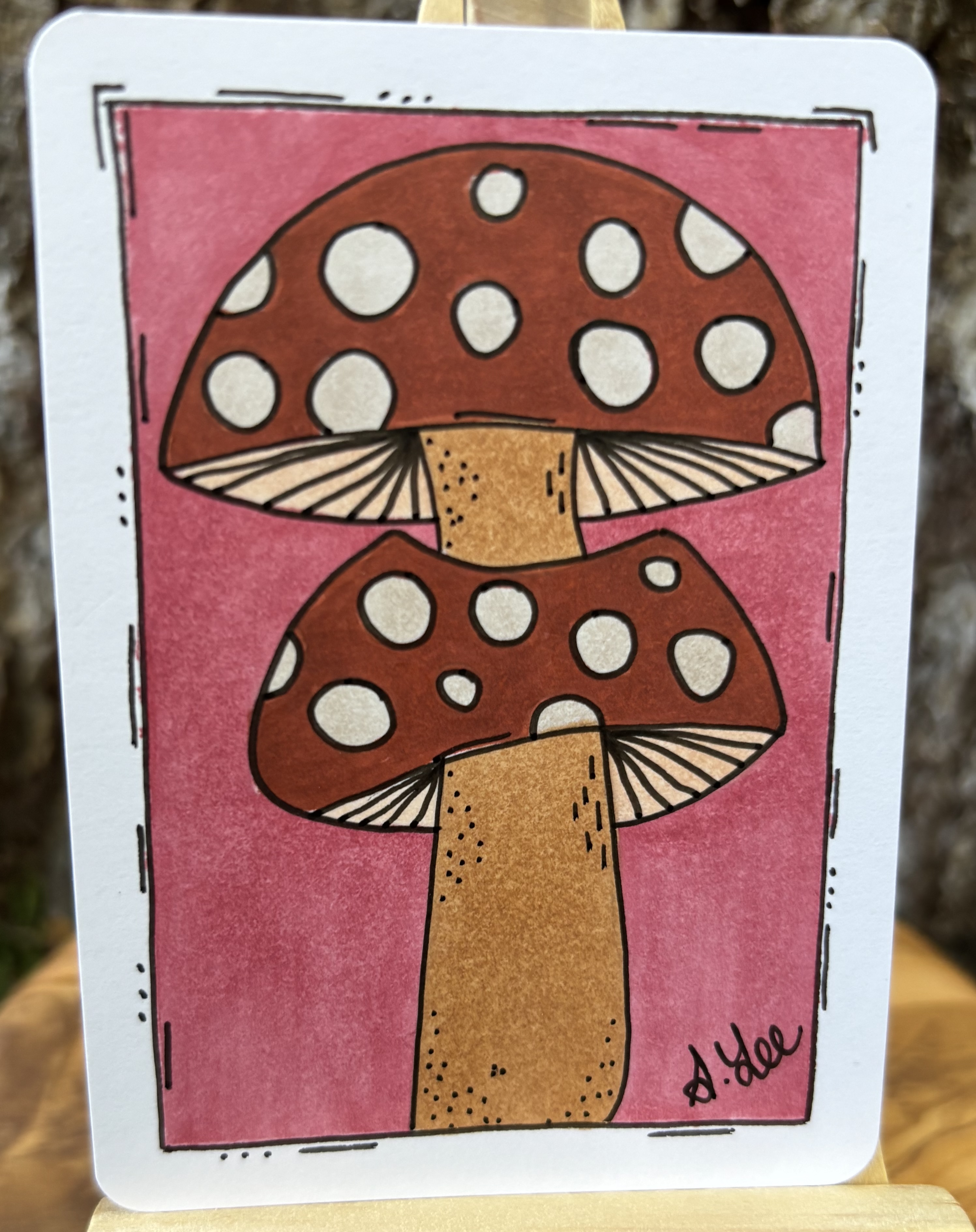Champ the Champignon detail image 2 by Stacy Lee
