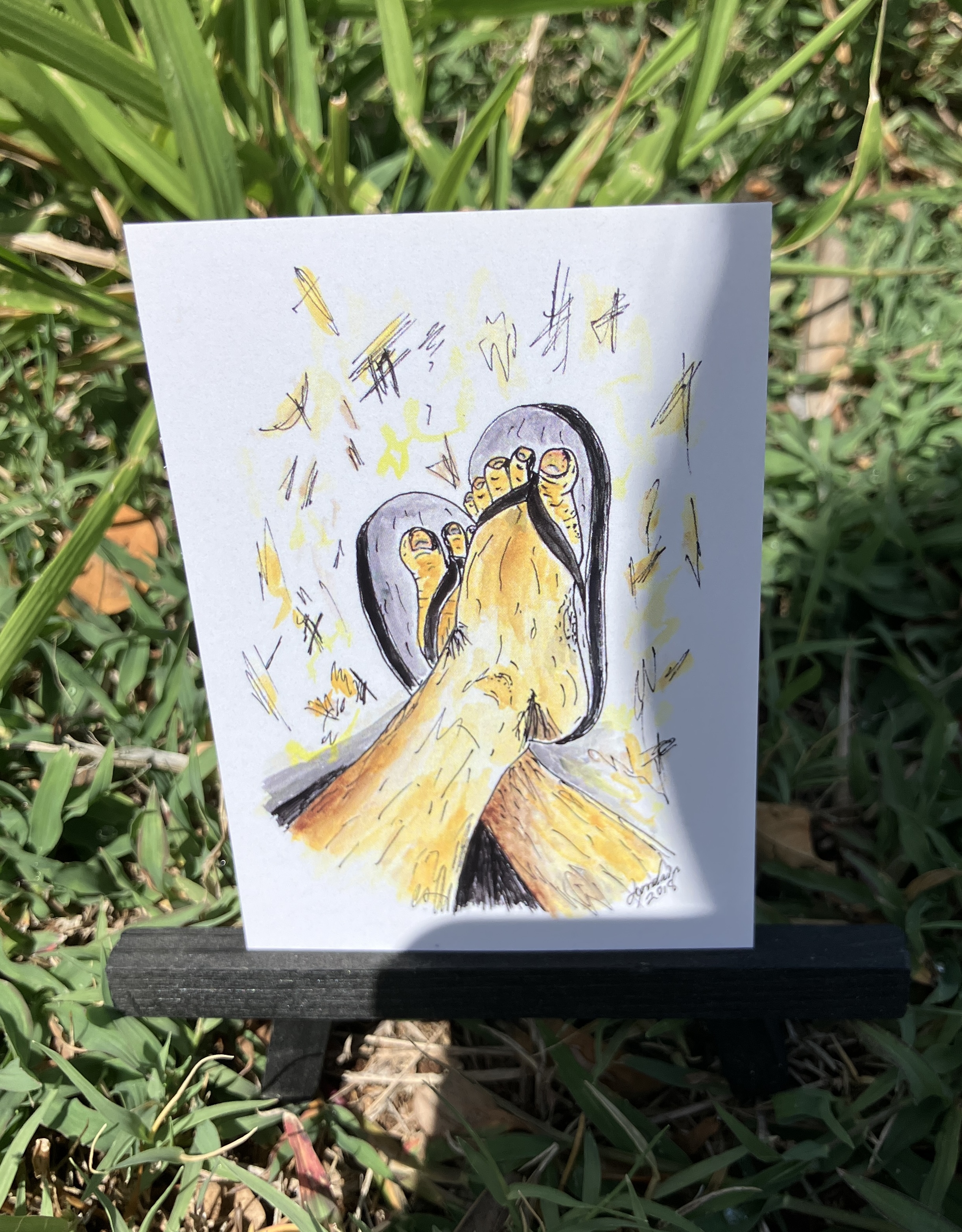 Hanging loose, print, Nature ACEO by Daniel Goodwin