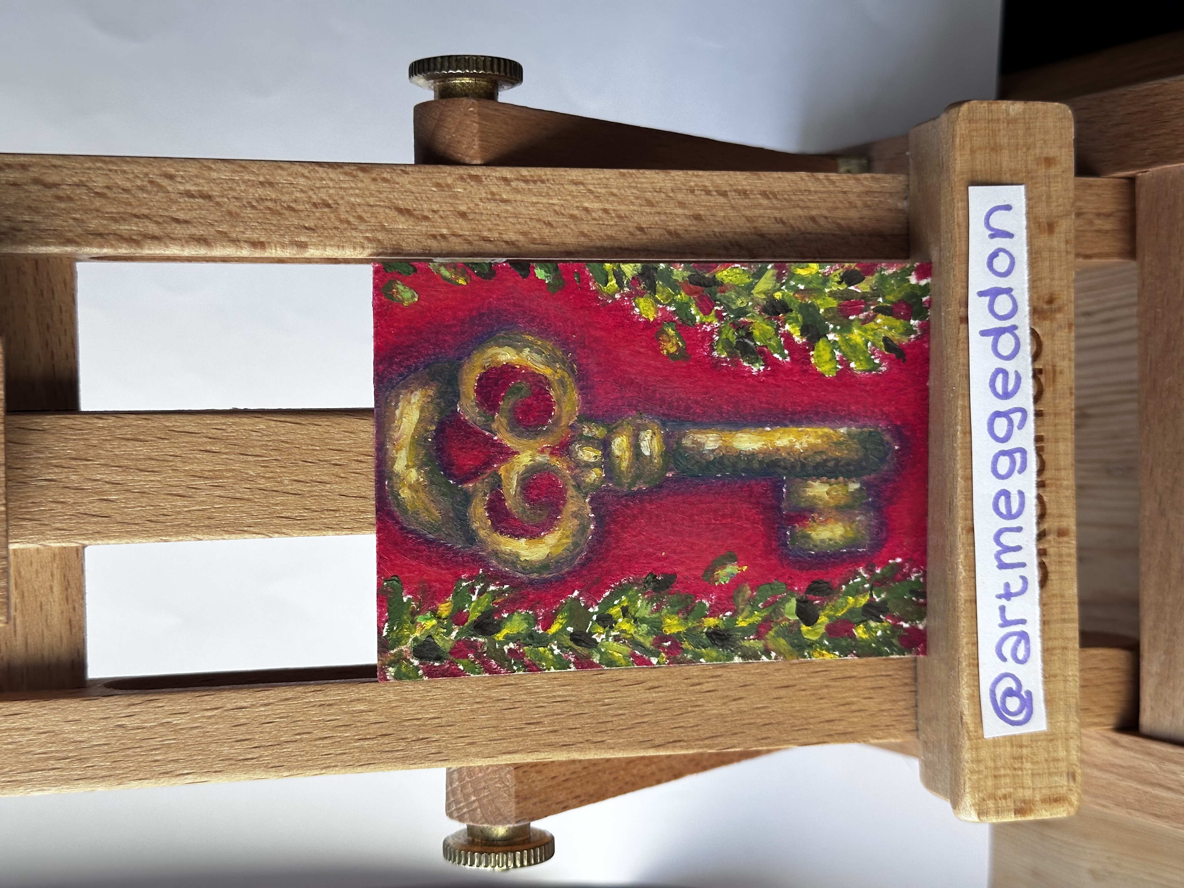 Rusted Key, Fantasy ACEO by Meg Ryan