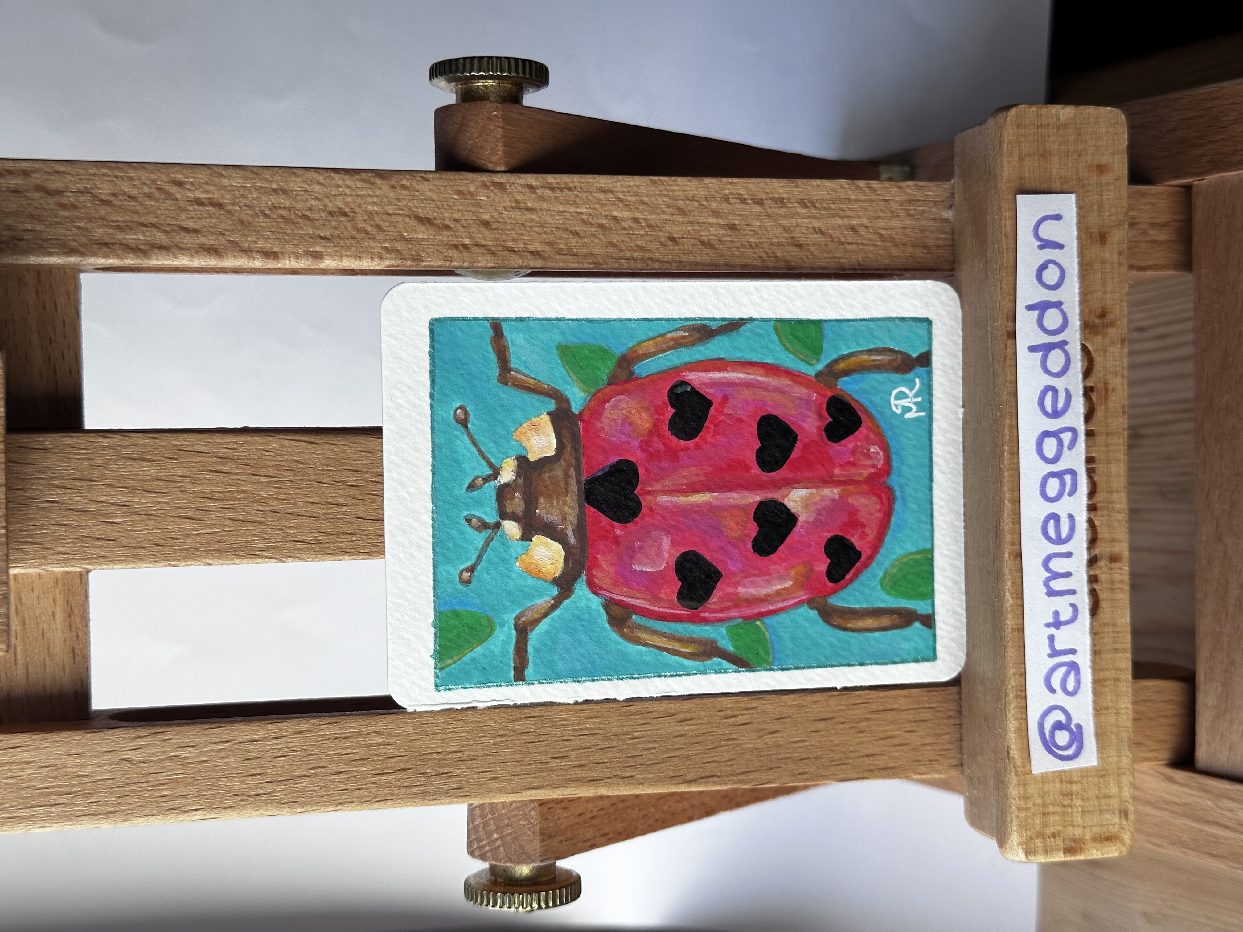 Ladybird, Nature ACEO by Meg Ryan