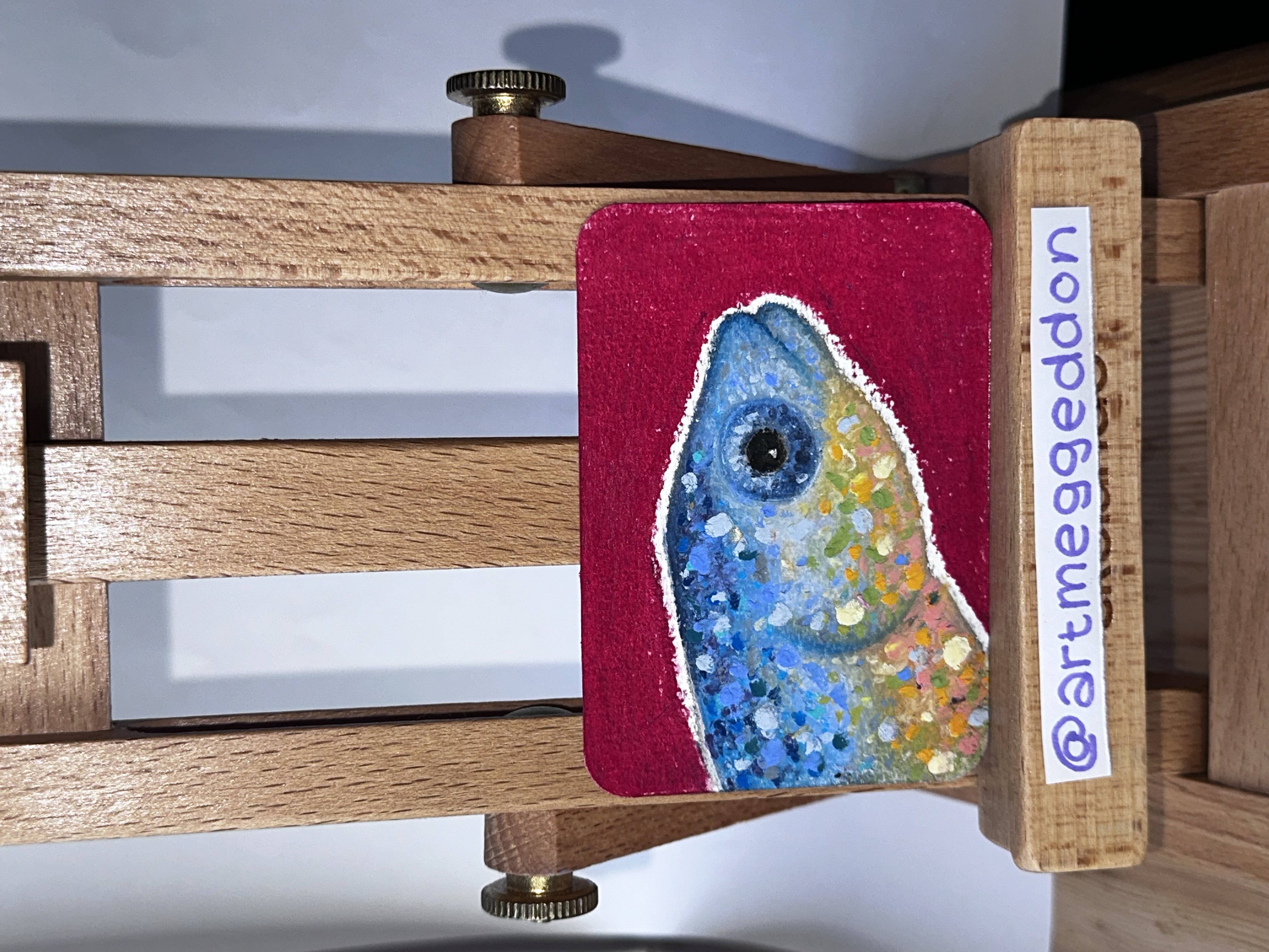 Rainbow Fish, Nature ACEO by Meg Ryan
