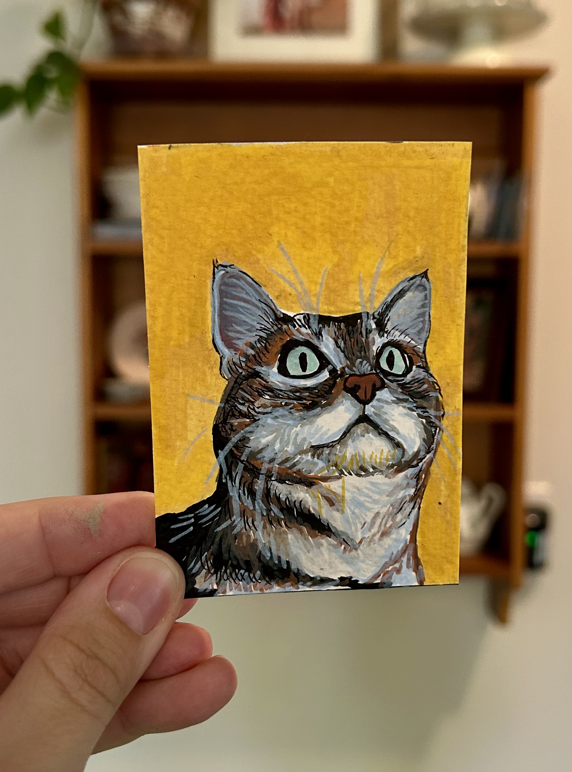 The Golden Gal, Animals ACEO by Kaci Easton