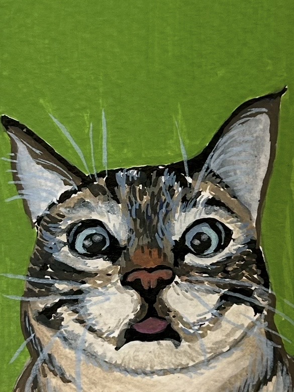 The Green Gremlin detail image 2 by Kaci Easton