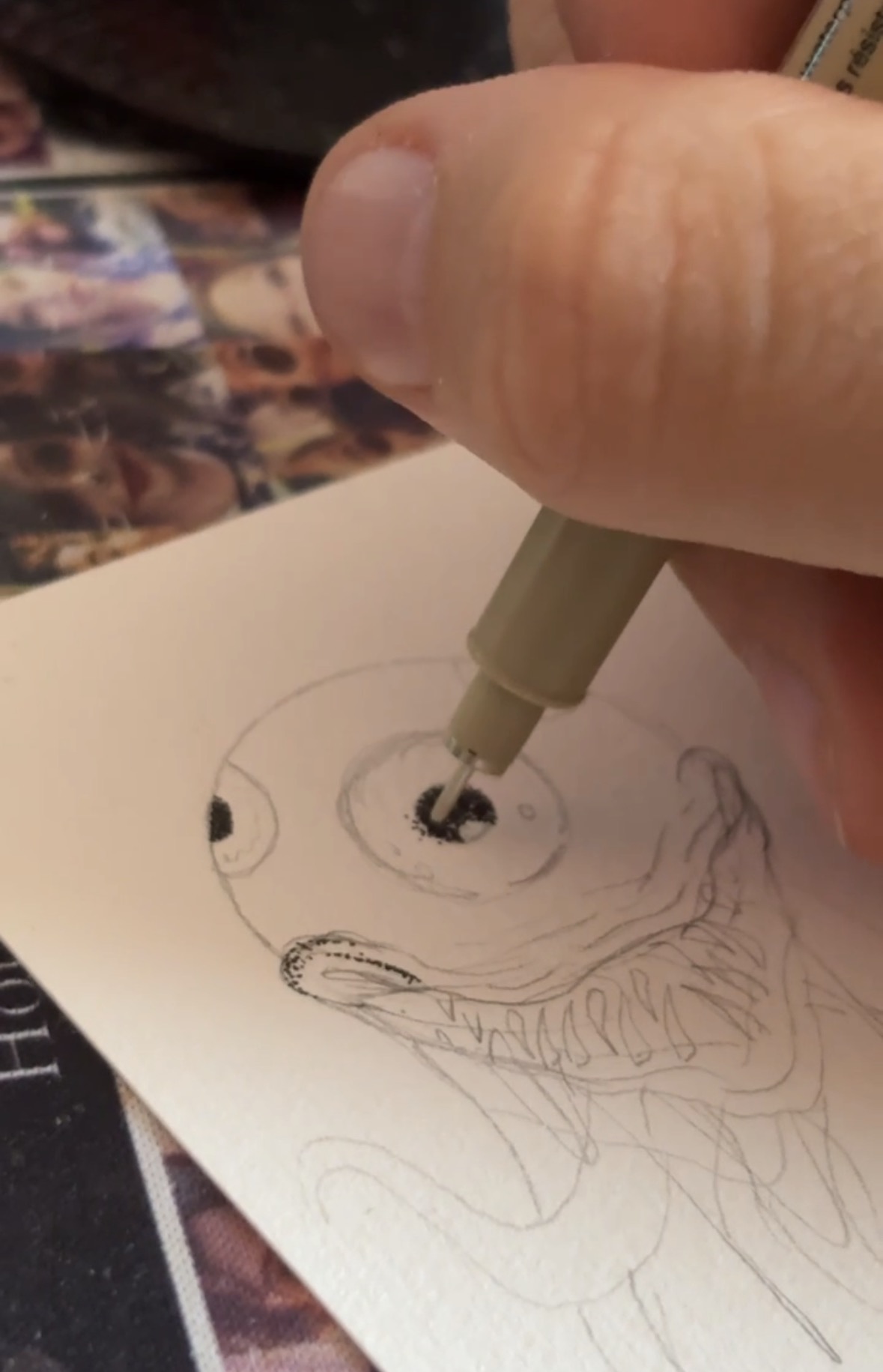 Gaping Maw process image 1 by James Hall