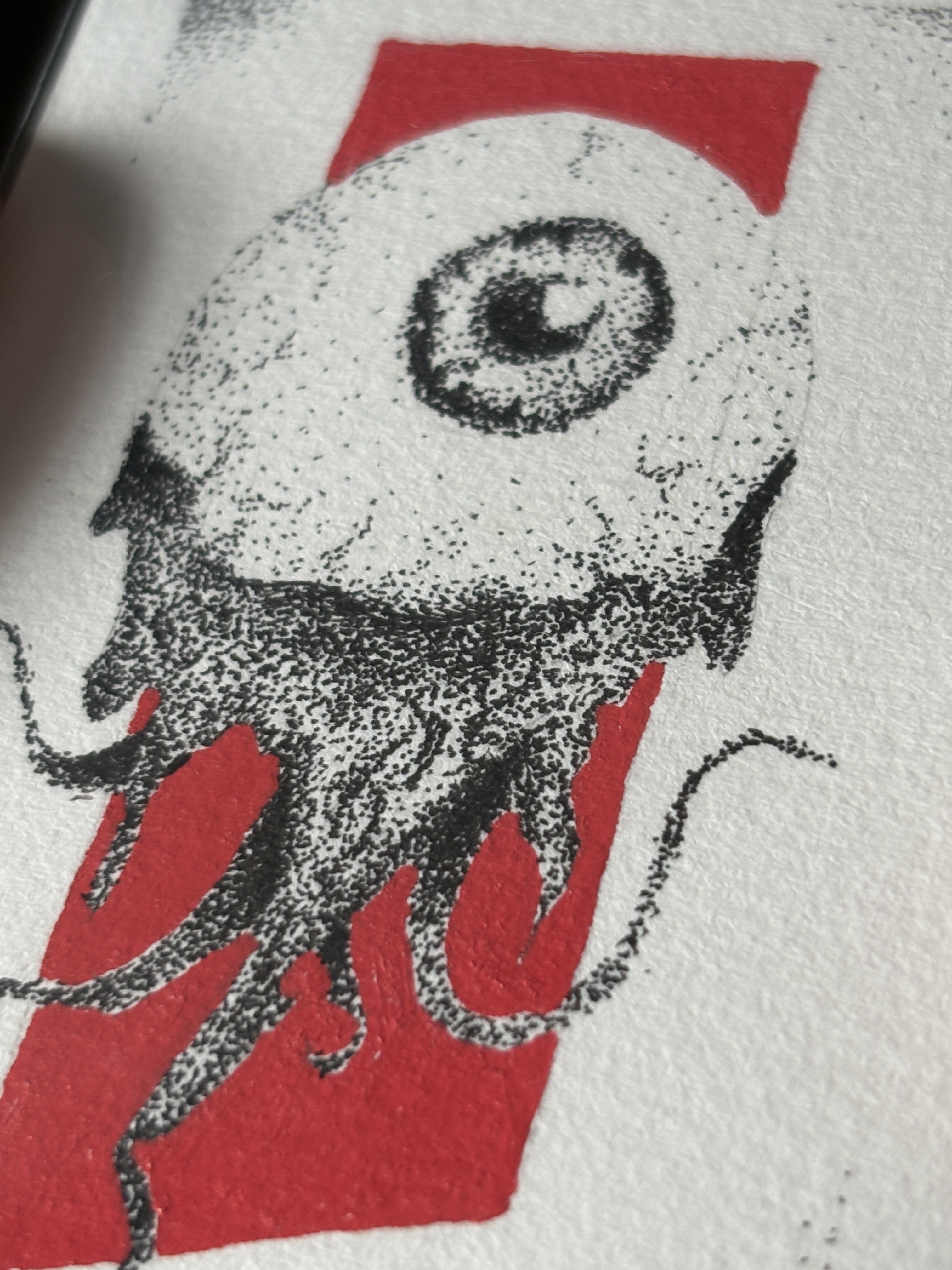 Curious Eye OOAK detail image 2 by James Hall