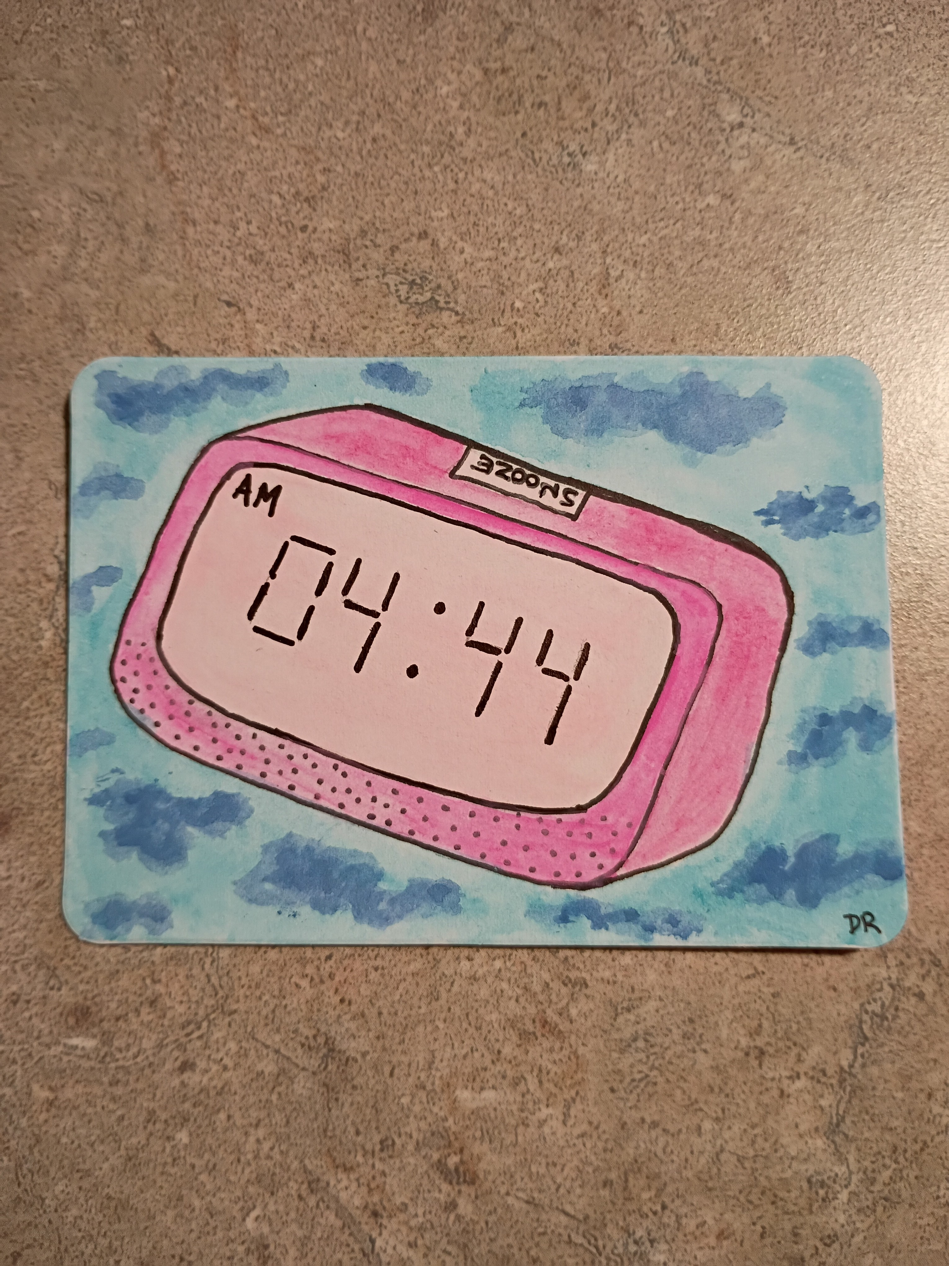 444, Whimsical ACEO by Danielle Redmond