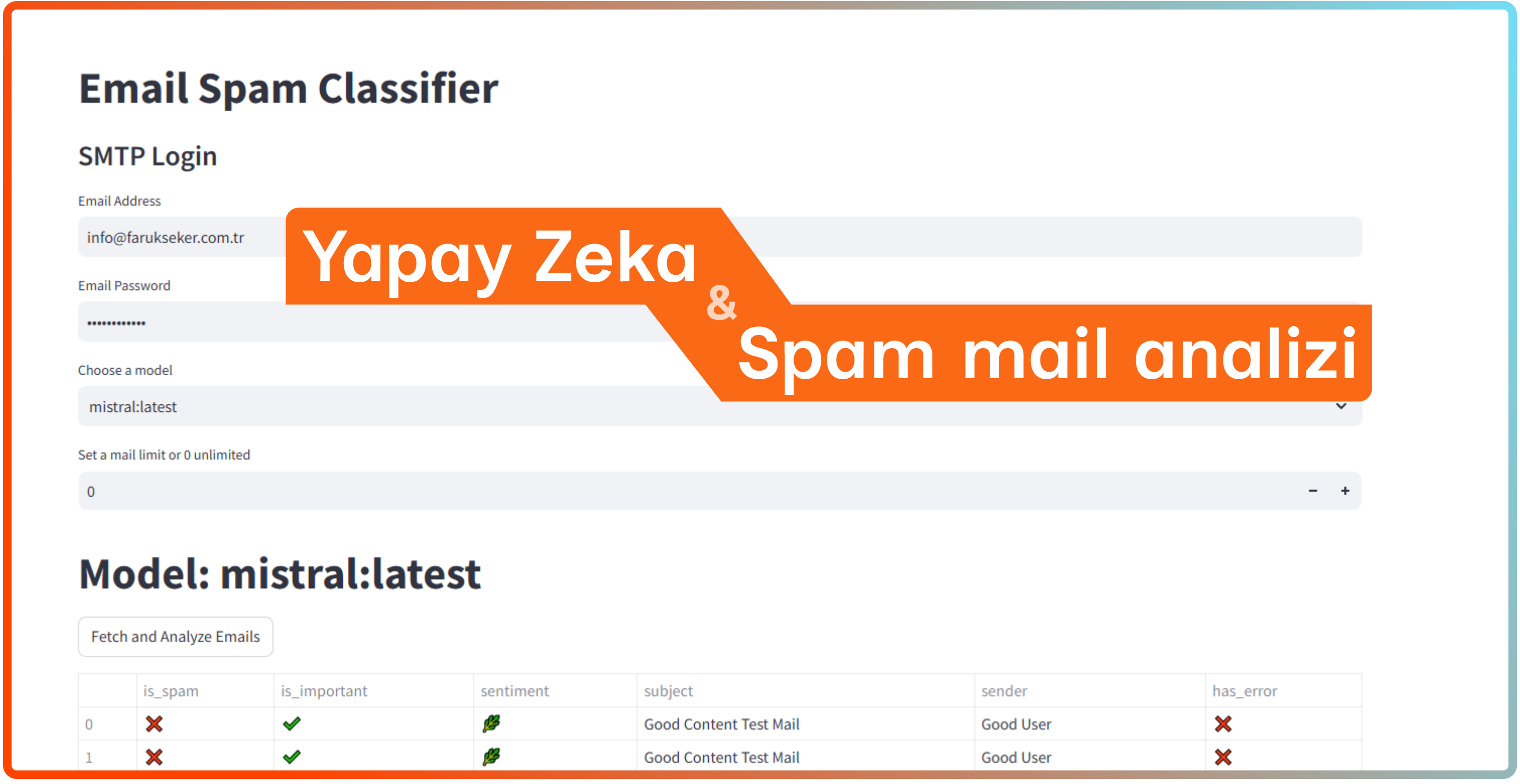 Anti Spam with Chat GPT and LLM protact