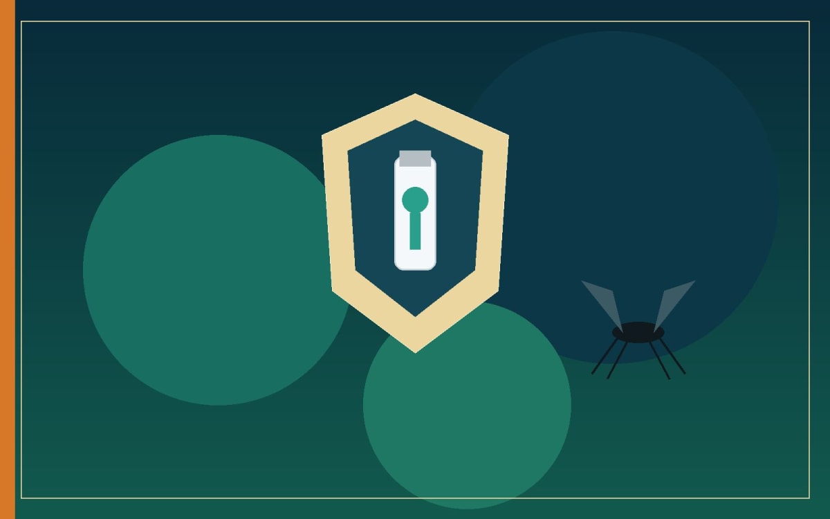 Editorial illustration of a vaccine vial and shield beside a stylized mosquito silhouette, symbolizing dengue protection in India