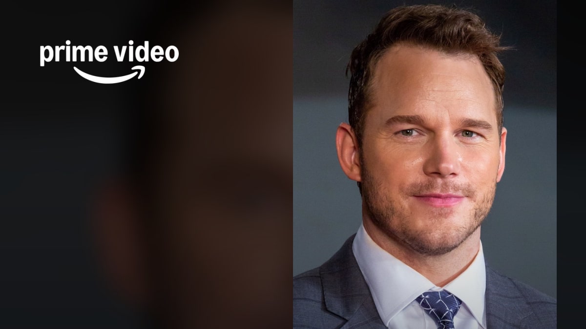 Real photograph of Chris Pratt (Wikimedia, 2018) with official Prime Video wordmark for The Terminal List Season 2 Oct 21 guide. Photoreal; no AI face.