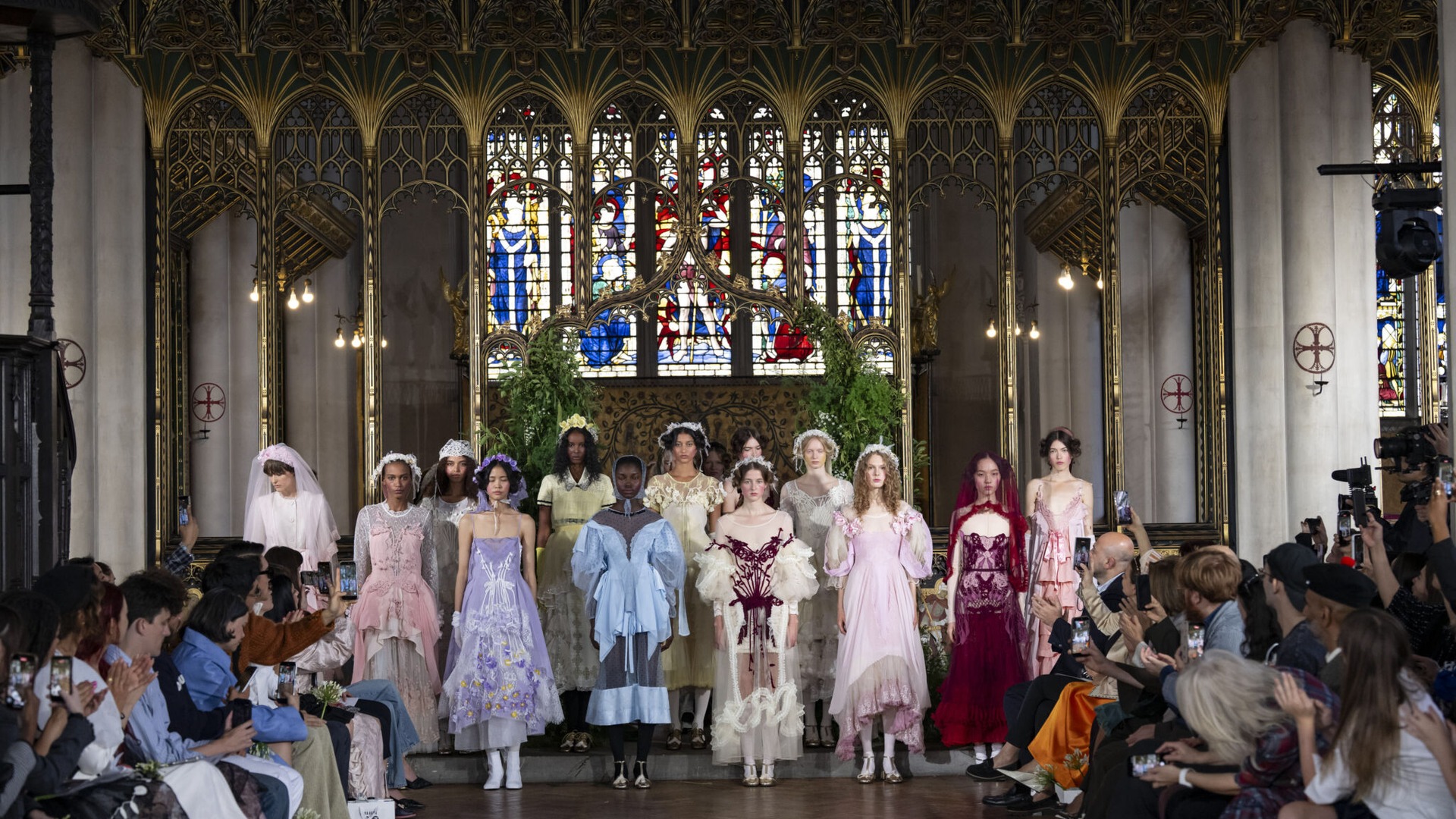 Bora Aksu SS27 London Fashion Week finale runway