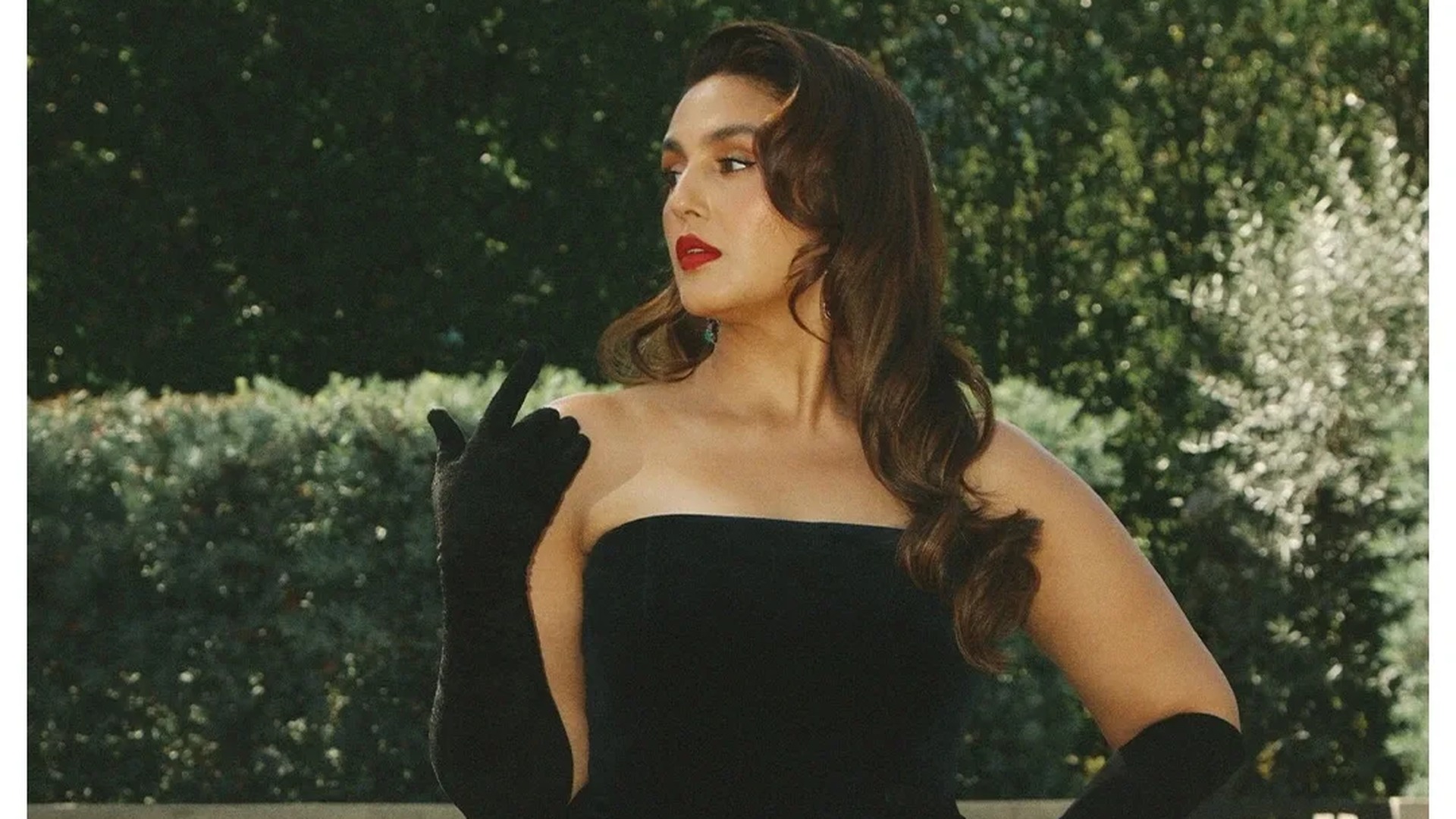 Huma Qureshi’s Emmys 2026 Black Gown: Old-Hollywood Power Without Excess