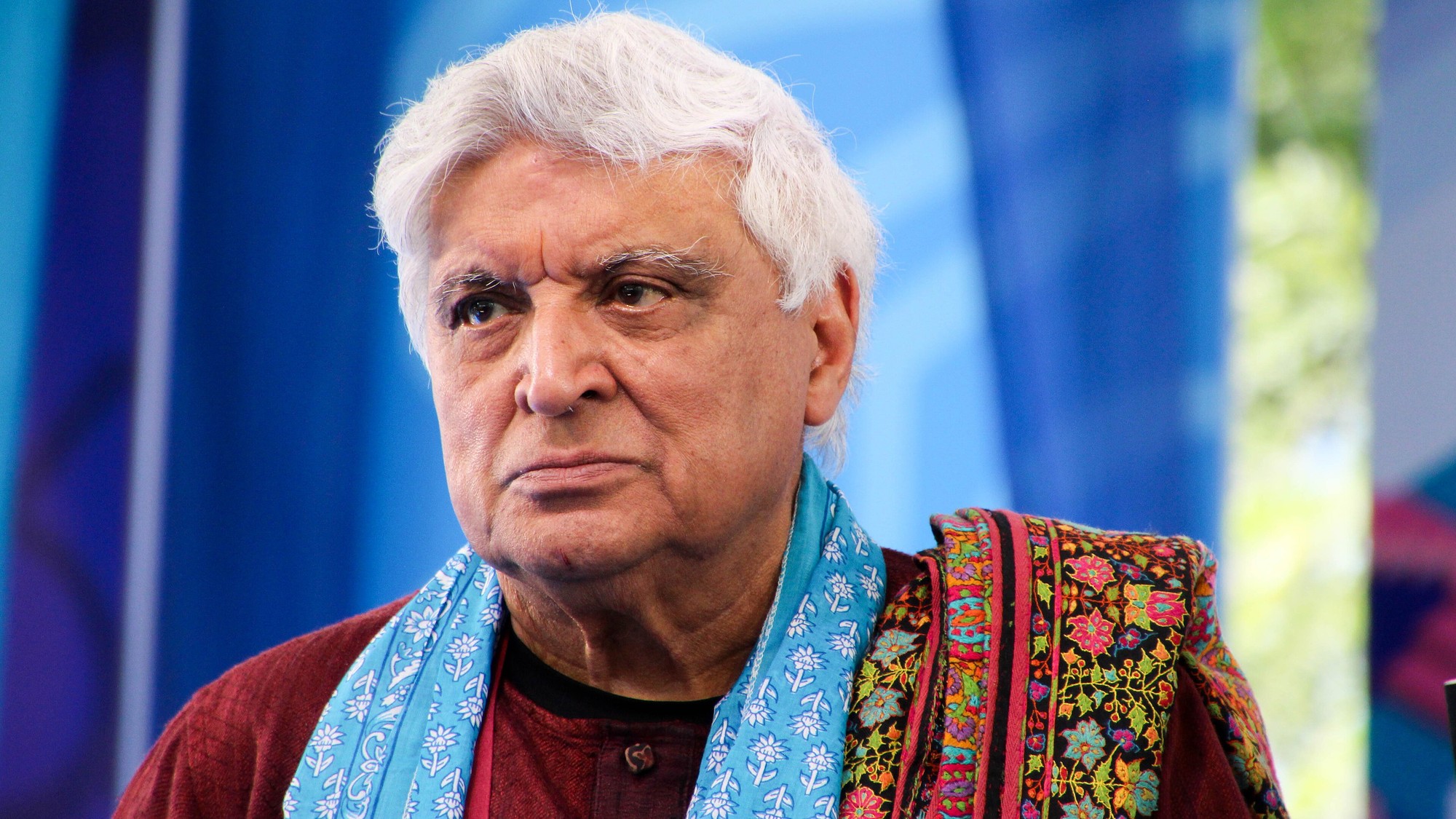 Javed Akhtar at the 2025 Jaipur Literature Festival in Jaipur