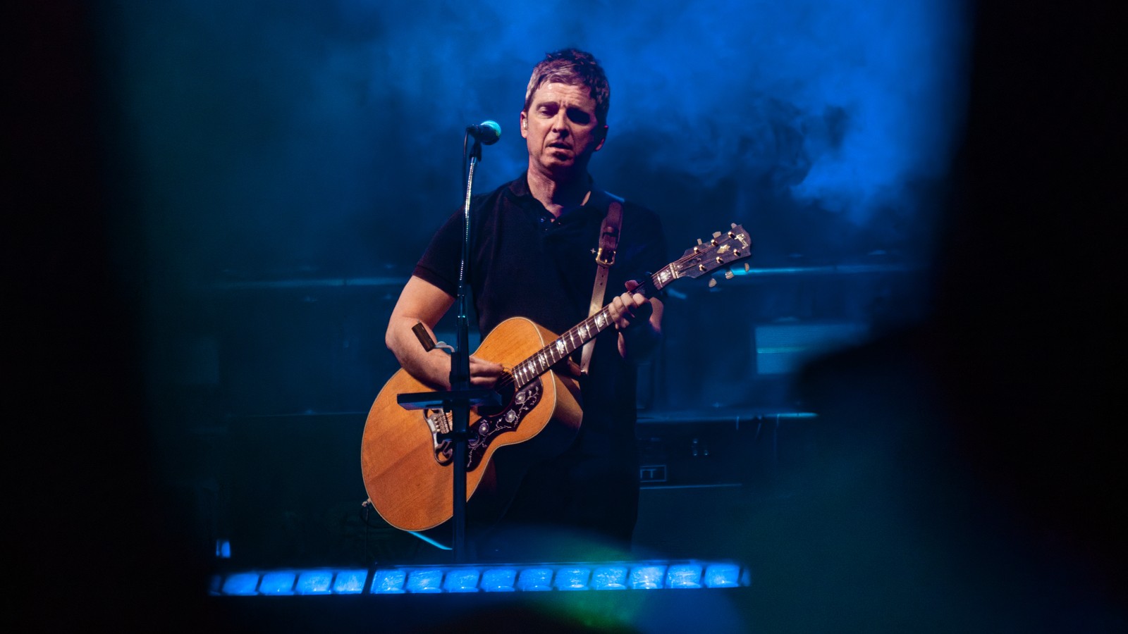 Oasis performing at Wembley Stadium, London, Aug. 3, 2025