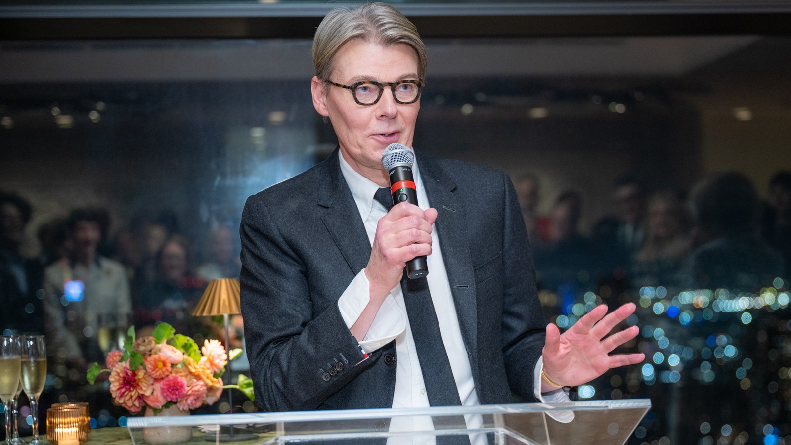 Andrew Bolton, curator in charge of the Costume Institute, speaking in New York, Oct. 30, 2024