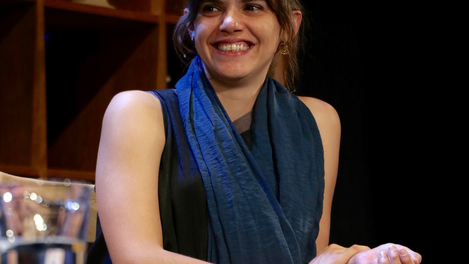 Author Valeria Luiselli at the Hay Festival, 2016